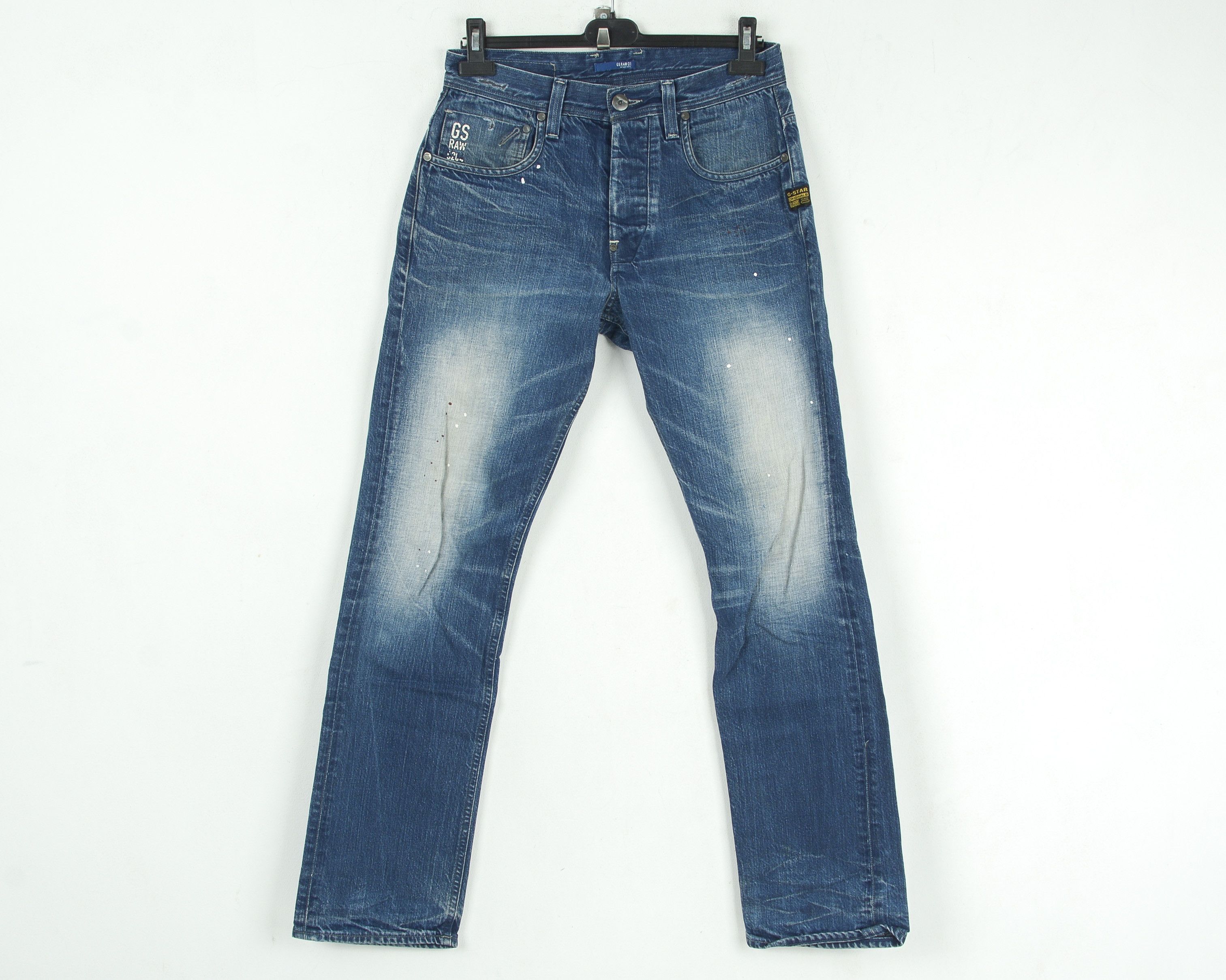 G-Star 'Attacc Straight' W31 L32 Jeans Pants Trousers Button Size US 31 - 1 Thumbnail