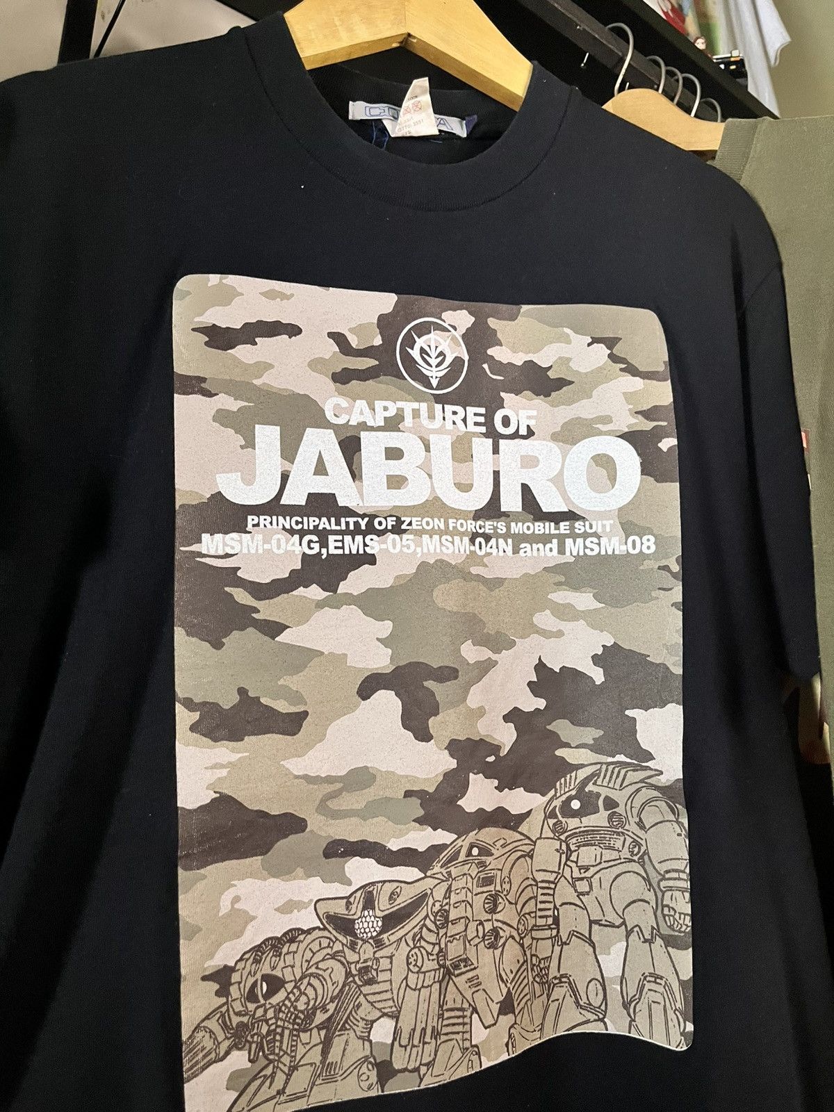 Anime Gundam Zeon Capture Of Jaburo Anime Vintage T-Shirt Size US L / EU 52-54 / 3 - 8 Thumbnail