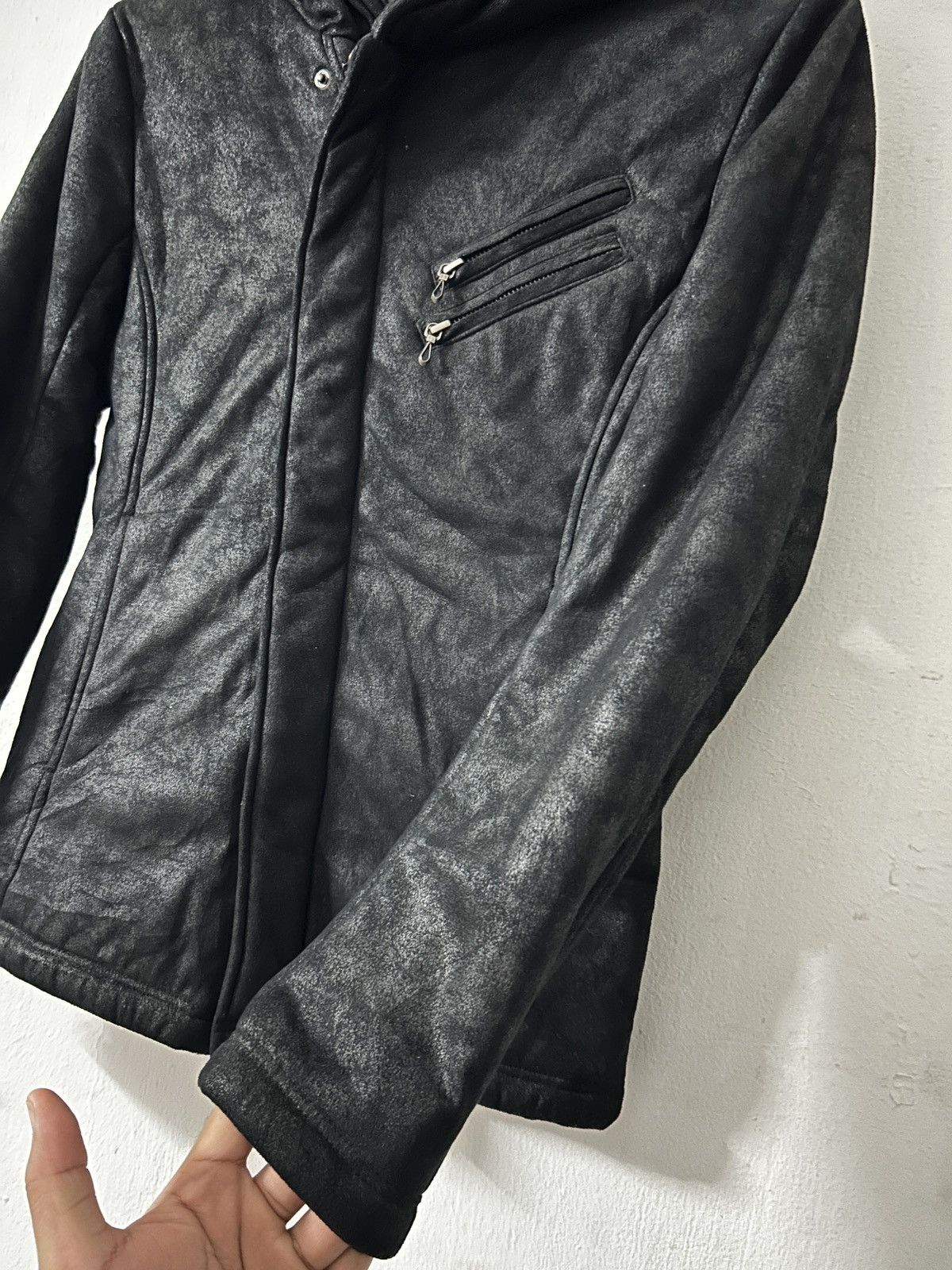 GOSTAR DE FUGA 00’s FUGA BONO WAXED LEATHER COATED PUNK GOTHIC VKEI Size US XXS / EU 40 - 4 Thumbnail