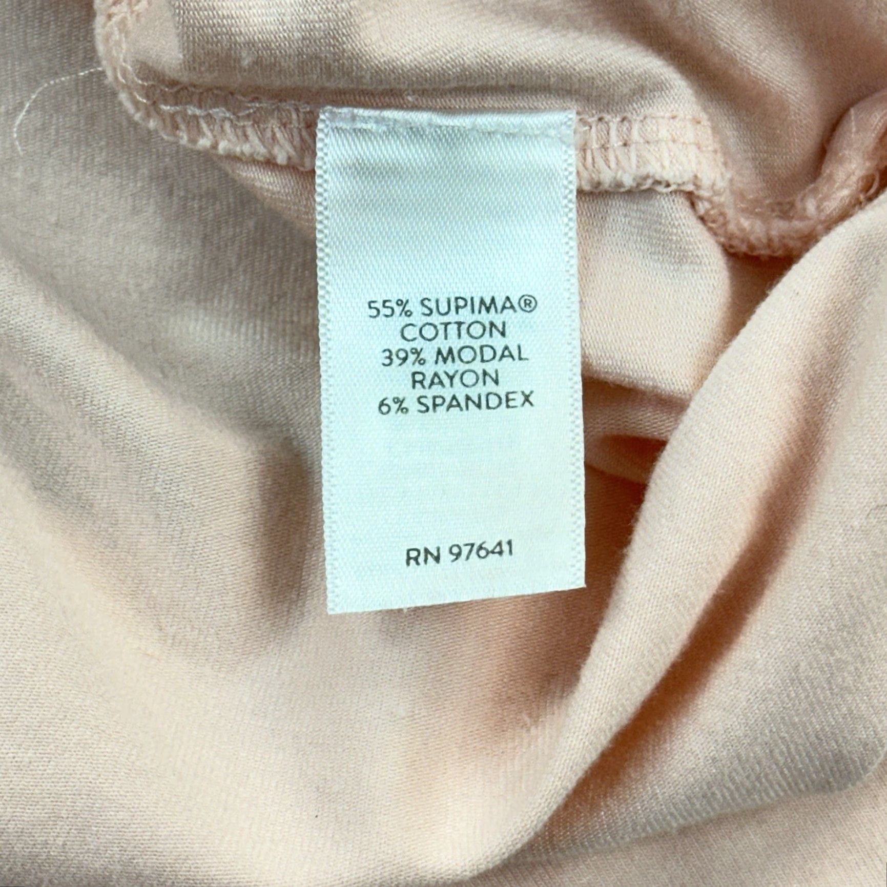 J. Jill J Jill Shirt Women's Small Pale Pink Luxe Supima Ballet Sleeve Tunic Size S / US 4 / IT 40 - 5 Thumbnail