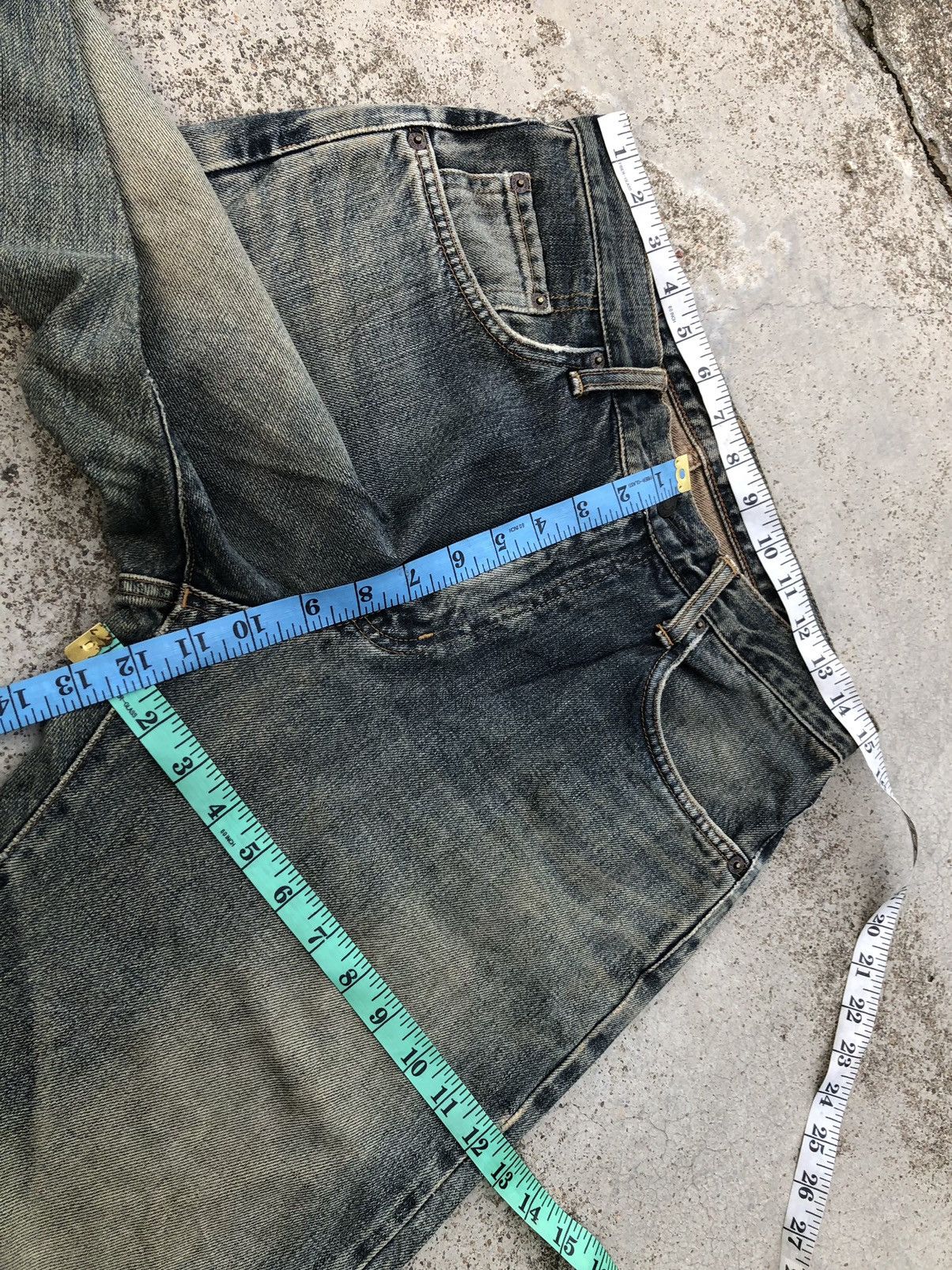 Edwin WIDE LEG RUSTY BLUE VINTAGE EDWIN DENIM Size US 30 / EU 46 - 10 Thumbnail