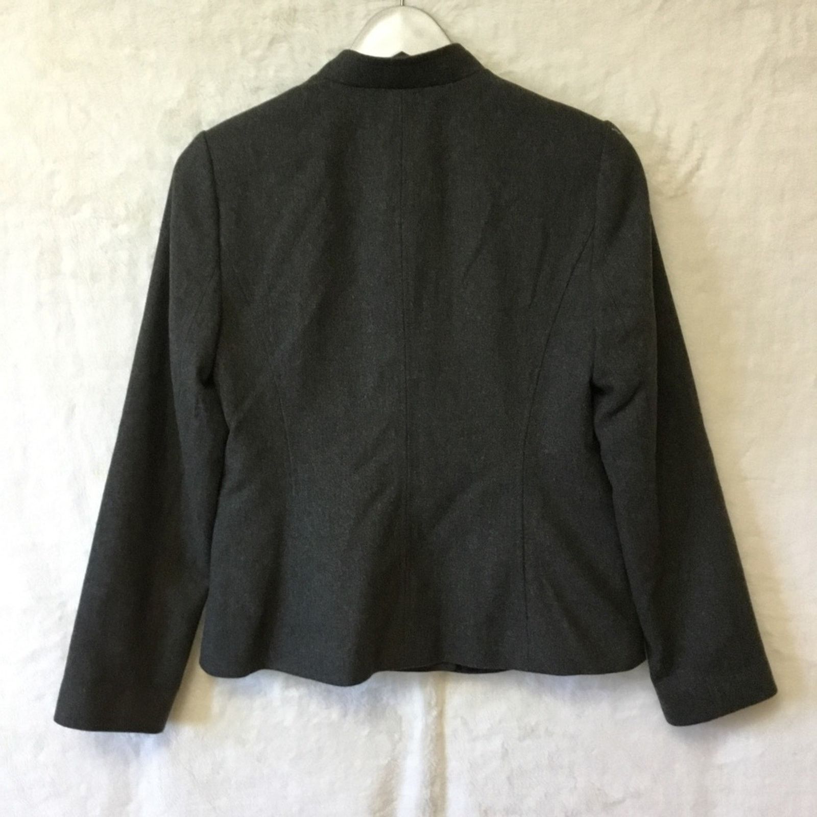 Banana Republic Banana Republic Gray Button-Up Military Jacket Size S / US 4 / IT 40 - 9 Thumbnail