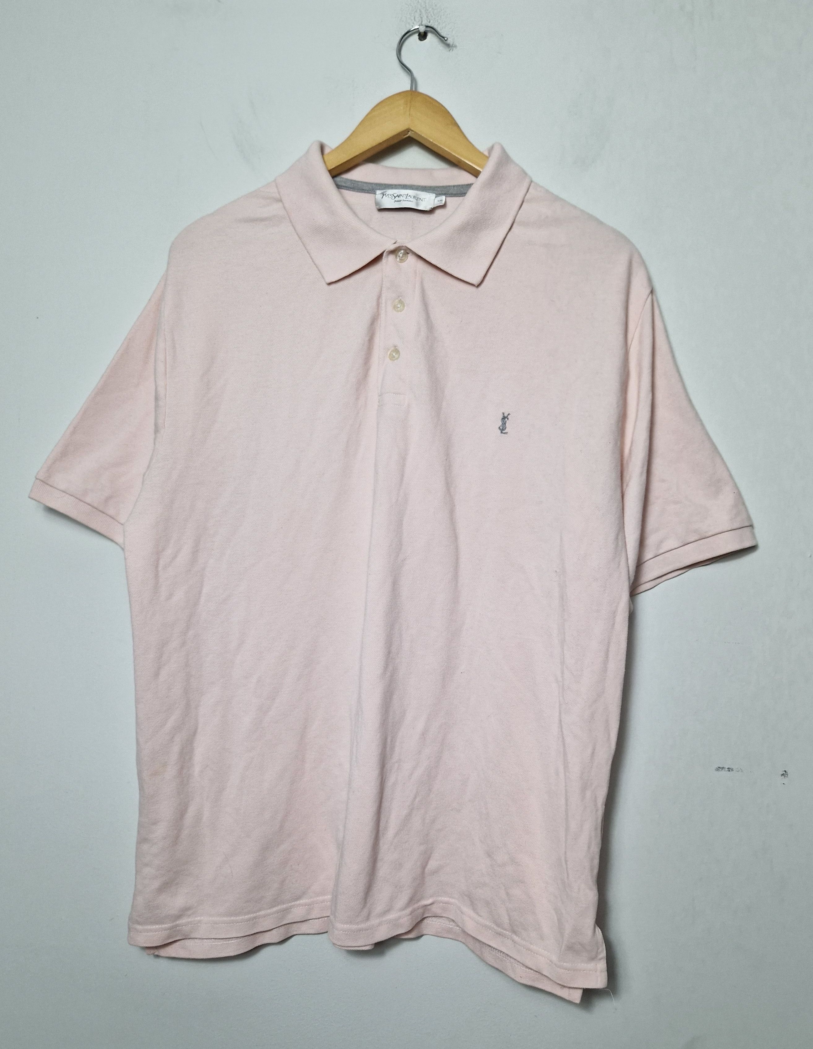 Yves Saint Laurent Yves Saint Laurent vintage polo tee Size US XXL / EU 58 / 5 - 1 Thumbnail