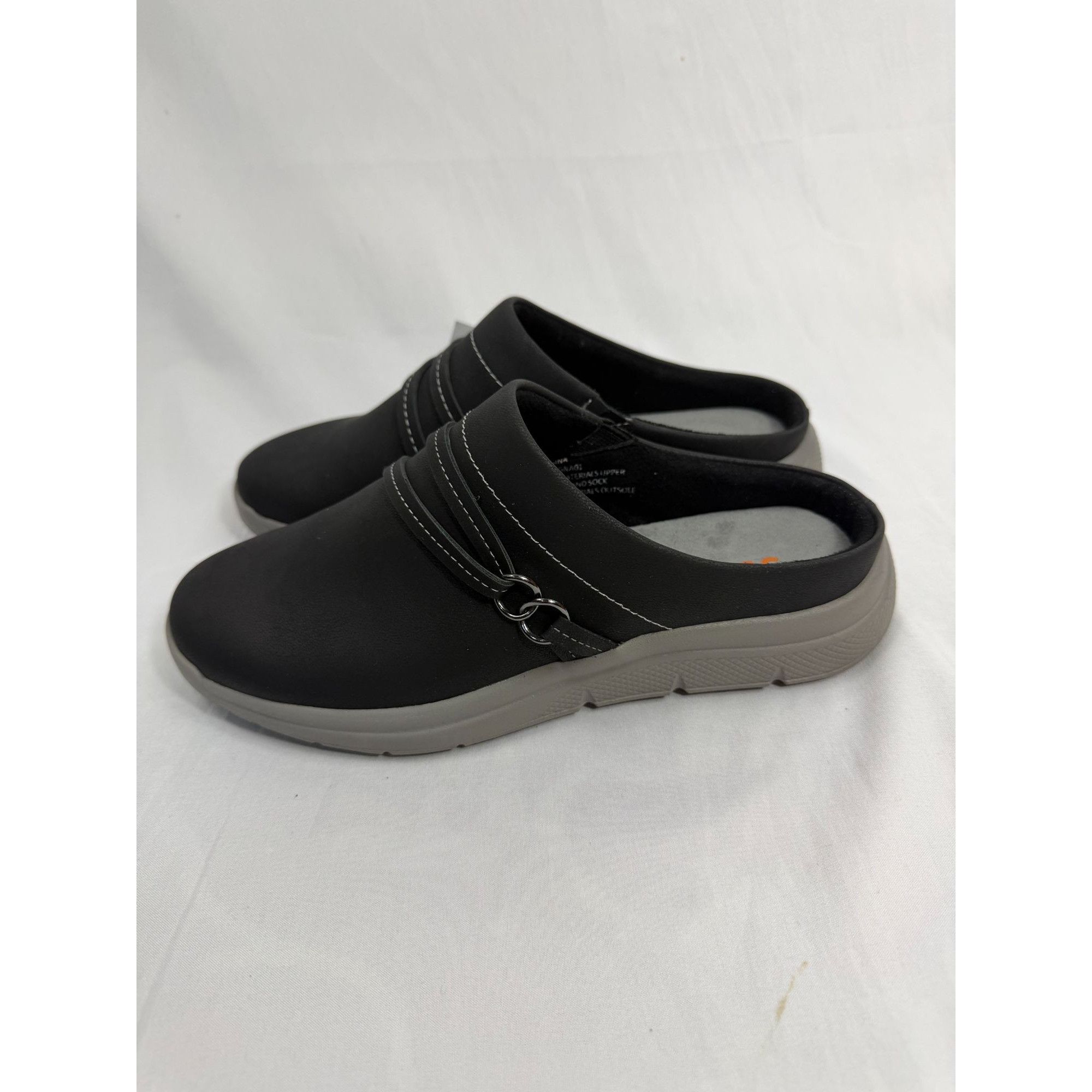 Other JSport Gina black Clogs Women US 6M Memory Foam Comfort Slip Size US 6 / IT 36 - 4 Thumbnail
