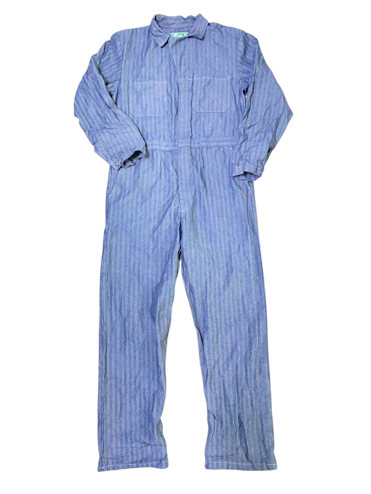 Vintage Vintage 90s HBT Denim Coverall Size US M / EU 48-50 / 2 - 1 Thumbnail