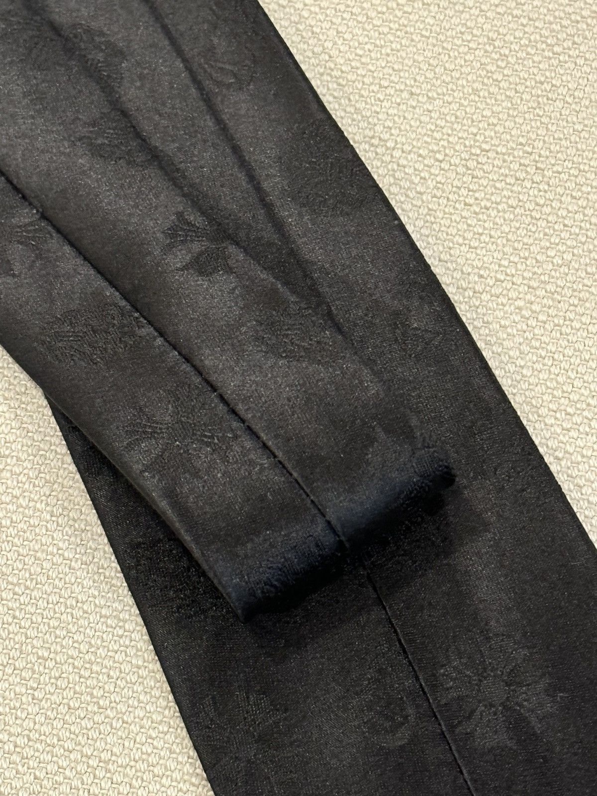 Chrome Hearts Chrome Hearts Multi Logo Monogram Silk Tie Size ONE SIZE - 5 Thumbnail