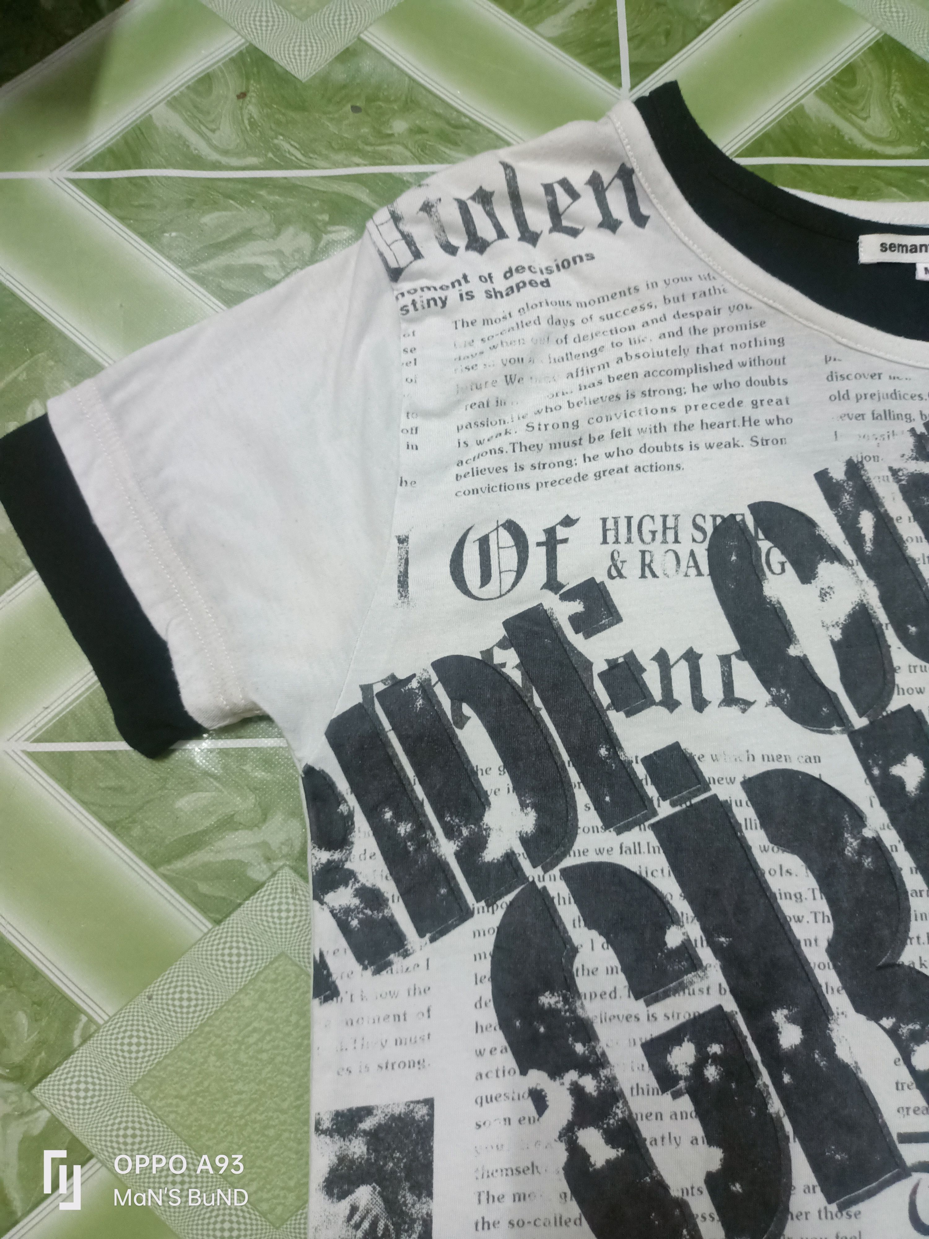Vintage × semanticdesign Vintage Semantic Design shirt Size M / US 6-8 / IT 42-44 - 5 Thumbnail