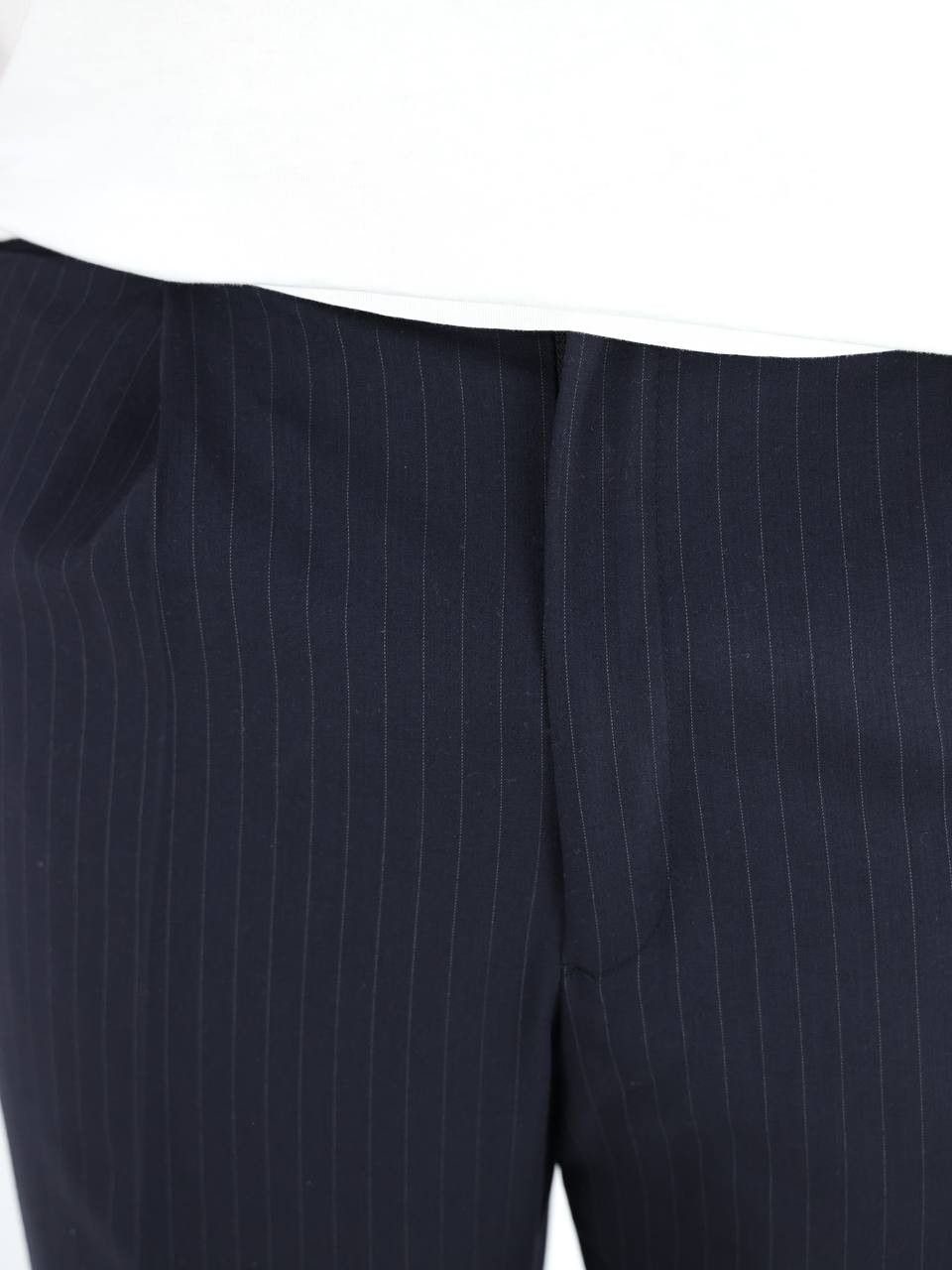 Oscar De La Renta OSCAR DE LA RENTA Striped formal trousers Size 54R - 6 Thumbnail