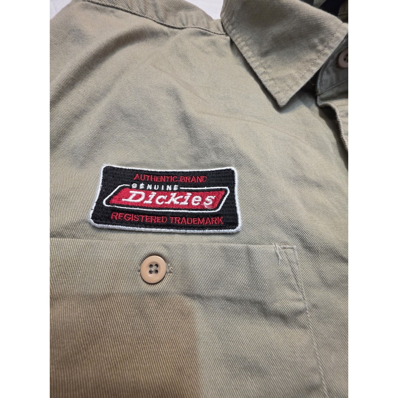 Dickies Vintage Dickies Men's Size 2XL Two Tone Short Sleeve Button Size US XXL / EU 58 / 5 - 3 Thumbnail