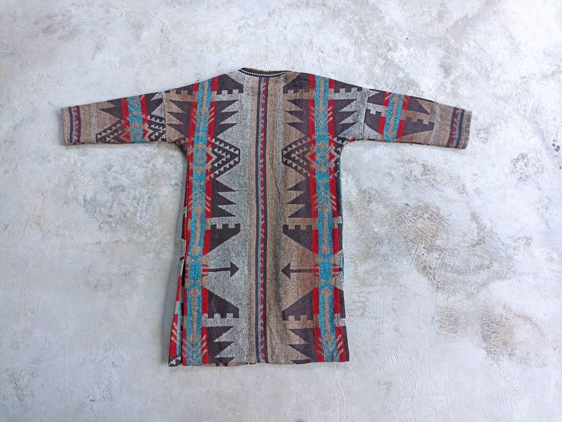 Designer × Japanese Brand Vintage meirire Long Cardigan nice design Size M / US 6-8 / IT 42-44 - 4 Thumbnail