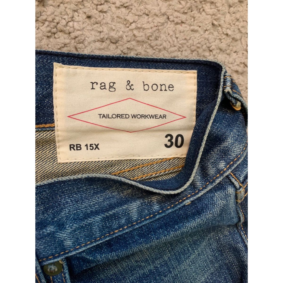 Rag & Bone RAG & BONE VINTAGE WASH JEANS Size US 30 / EU 46 - 6 Thumbnail