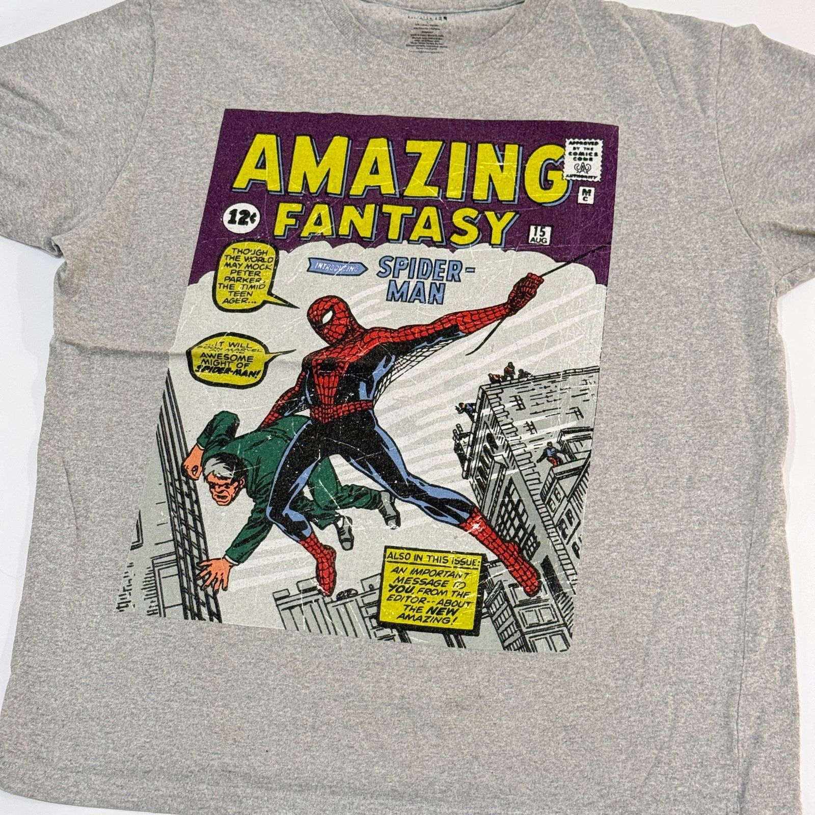 Marvel Comics Marvel Spider-Man Amazing Fantasy #15 Graphic T-Shirt Size US L / EU 52-54 / 3 - 1 Thumbnail