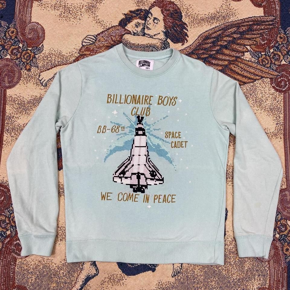 Billionaire Boys Club Vintage Billionaire Boy Club Embroidered Sweatshirt Size US L / EU 52-54 / 3 - 1 Thumbnail