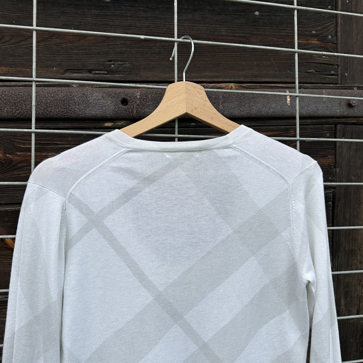 Burberry Burberry Brit Silk Cashmere Blouse Long Sleeve M Nova Check Size M / US 6-8 / IT 42-44 - 14 Thumbnail