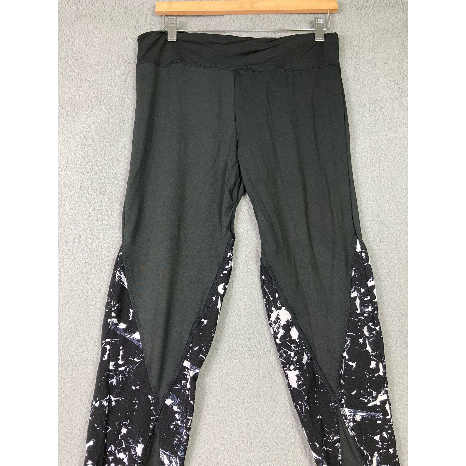 Other Black Womens Leggings XL Workout Comfort Stretchy Active Size 32" / US 10 / IT 46 - 6 Thumbnail