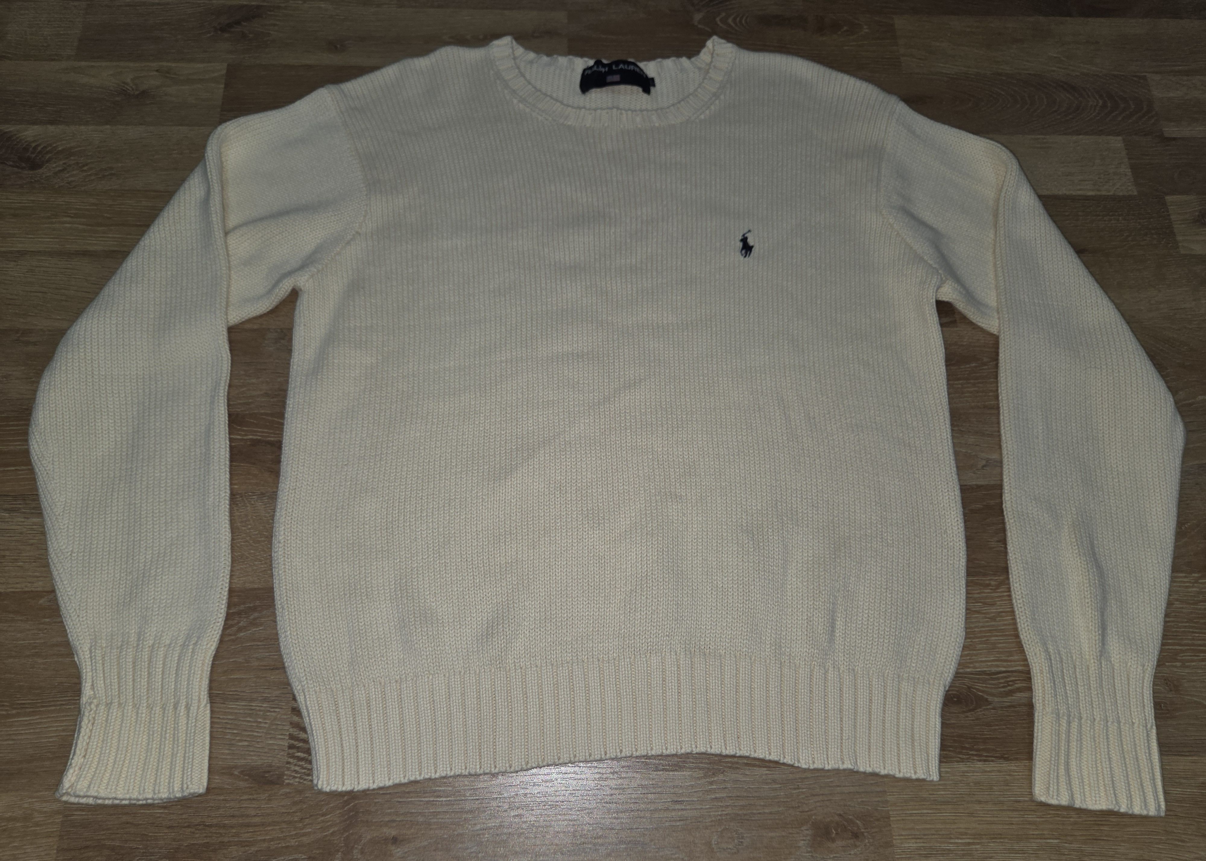 Vintage 90s Polo Sport Ralph Lauren Knit Cotton Sweater