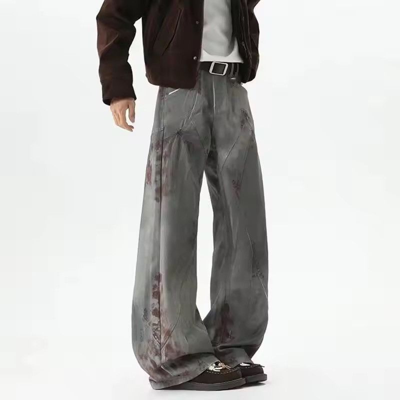 Japanese Brand Archive Style Washed Gray Flared Denim Trousers Size US 29 - 5 Thumbnail