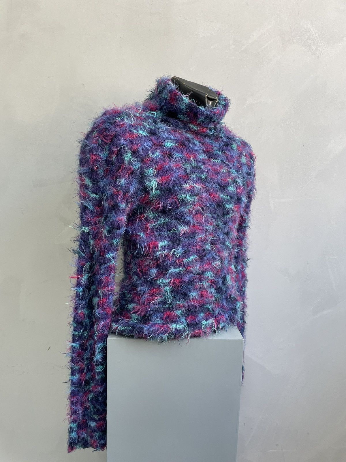 Kapital Rare mohair turtle neck Coogi style sweater y2k Size US S / EU 44-46 / 1 - 5 Thumbnail