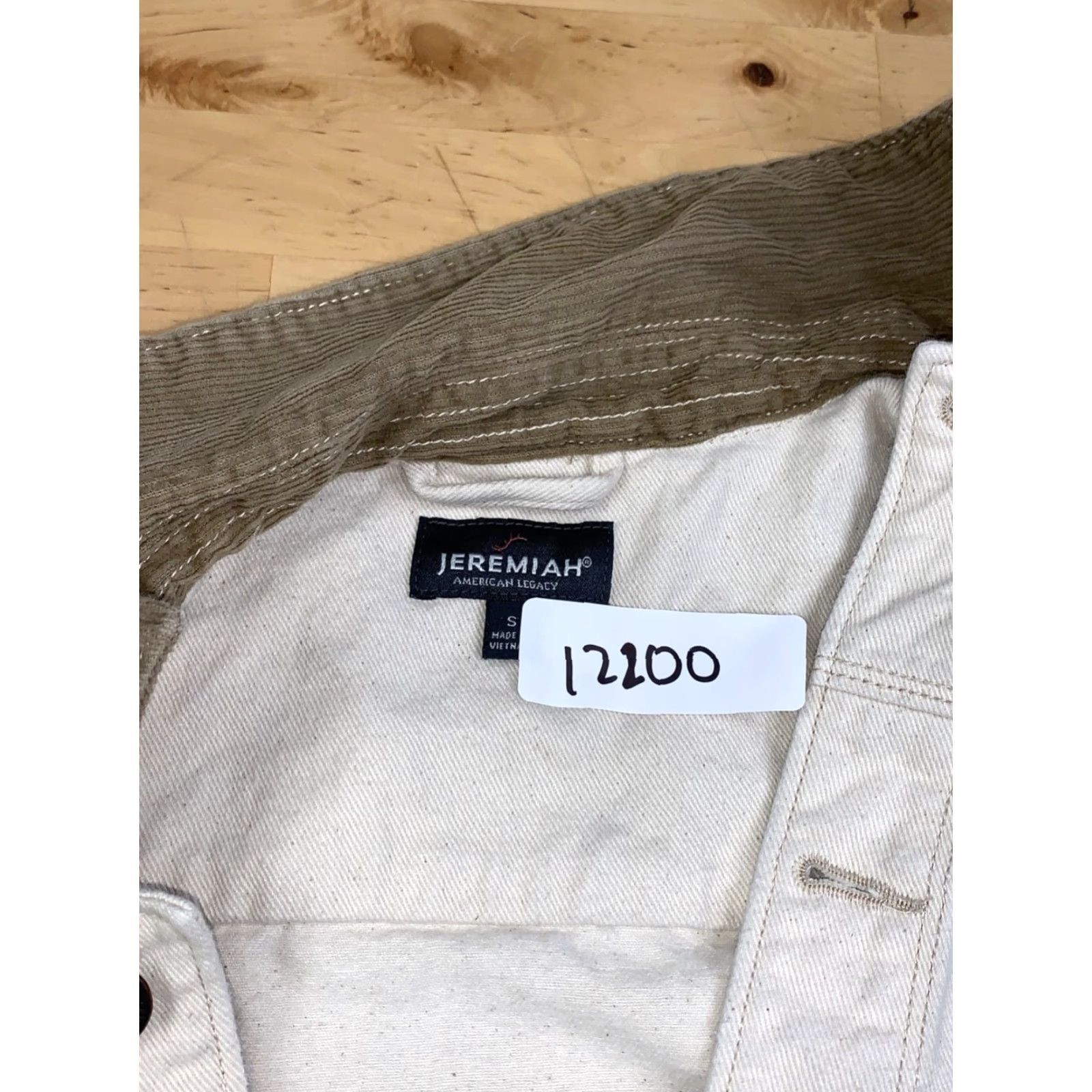 Vintage VINTAGE Jeremiah Trucker Jacket Mens S Beige Casual Button Size US S / EU 44-46 / 1 - 2 Thumbnail