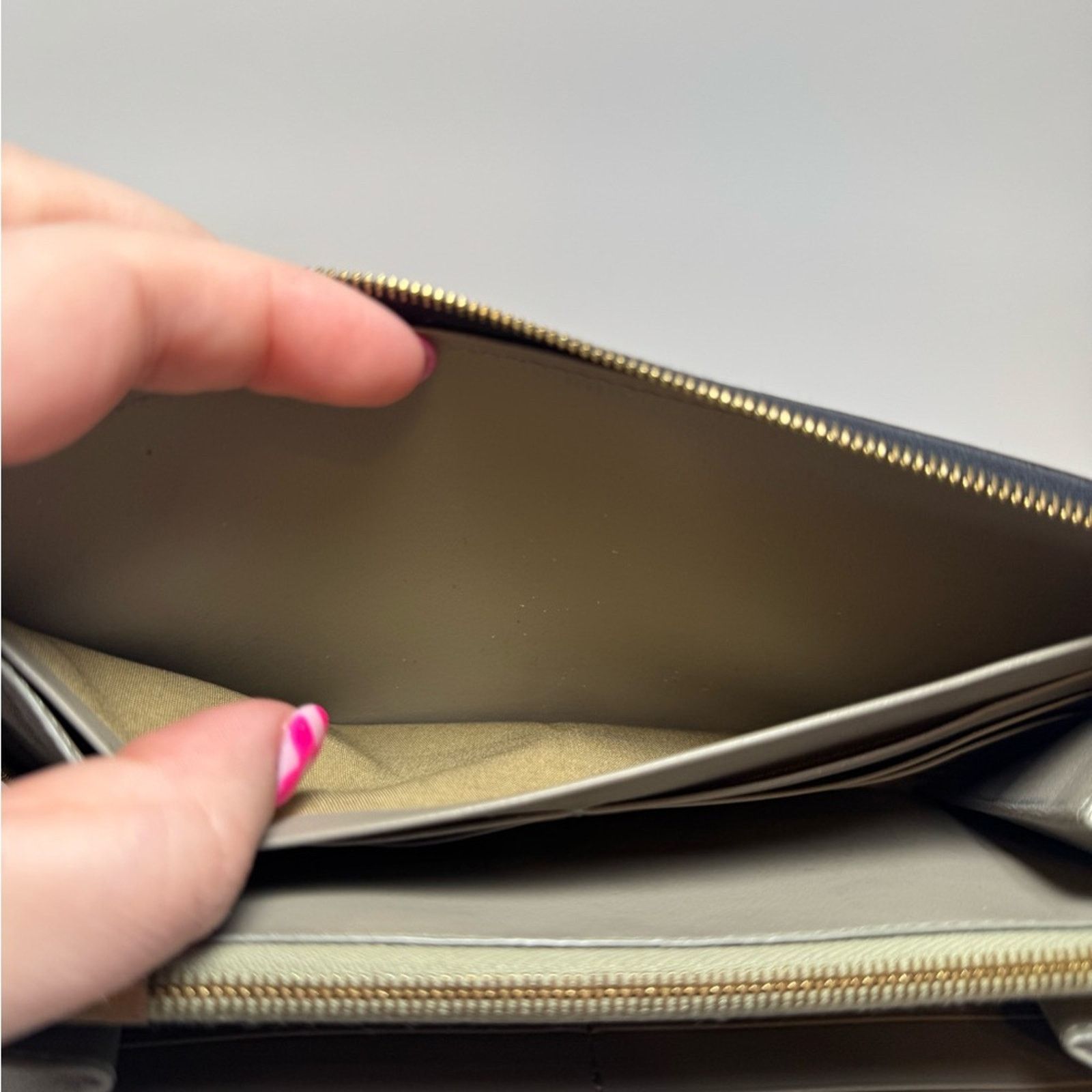 Celine Céline Continental Black Pebbled Leather Zip Wallet Italian Size ONE SIZE - 11 Thumbnail
