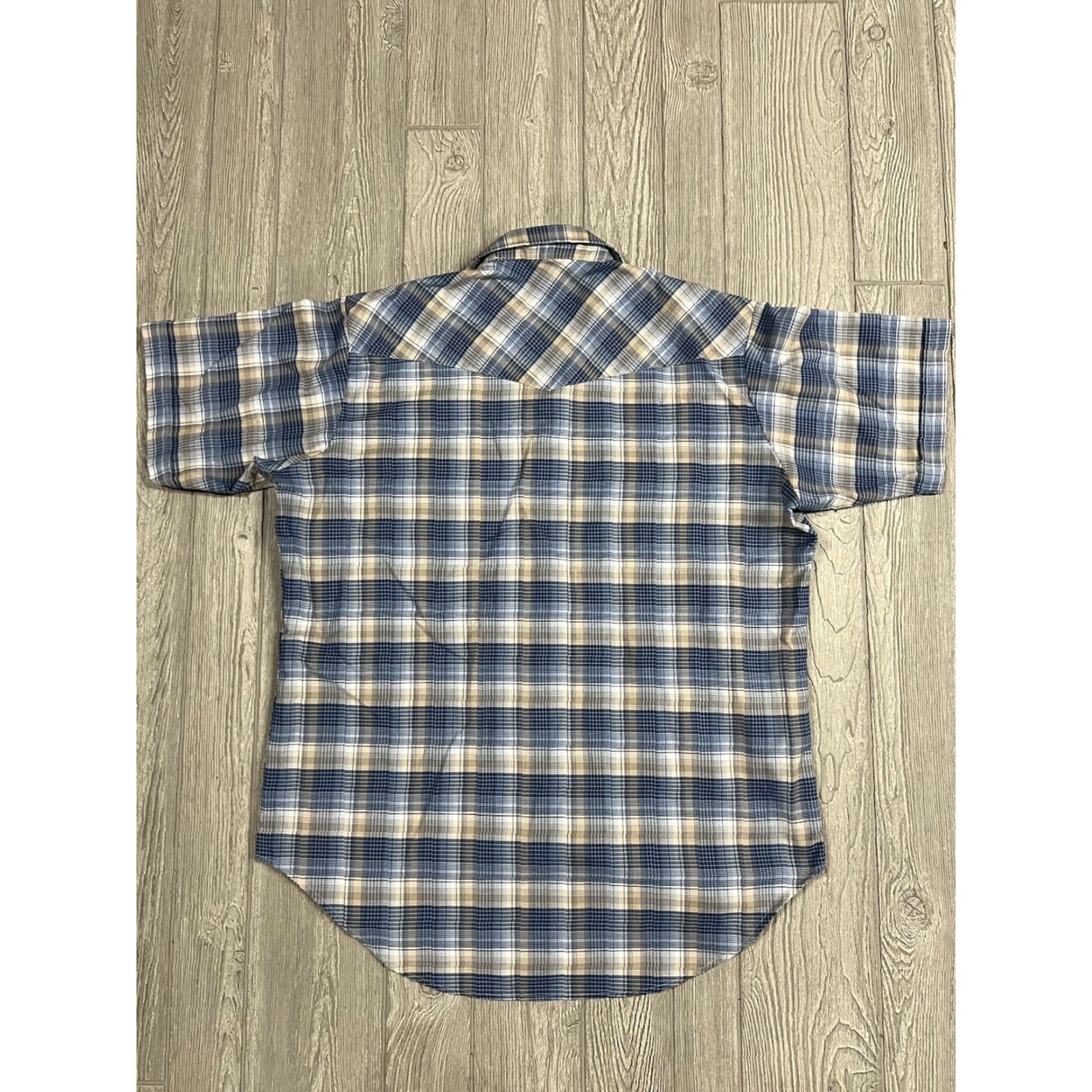 Vintage Ely Cattleman Shirt Men’s Tall 18.5 Plaid Western Rodeo Snap Button-Up Collared Size US XXL / EU 58 / 5 - 7 Thumbnail