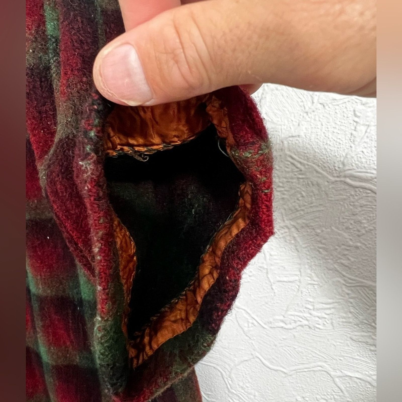 Vintage VINTAGE 40S Grenville Fabric Heavy Wool Blanket Plaid Jacket Size US L / EU 52-54 / 3 - 7 Thumbnail