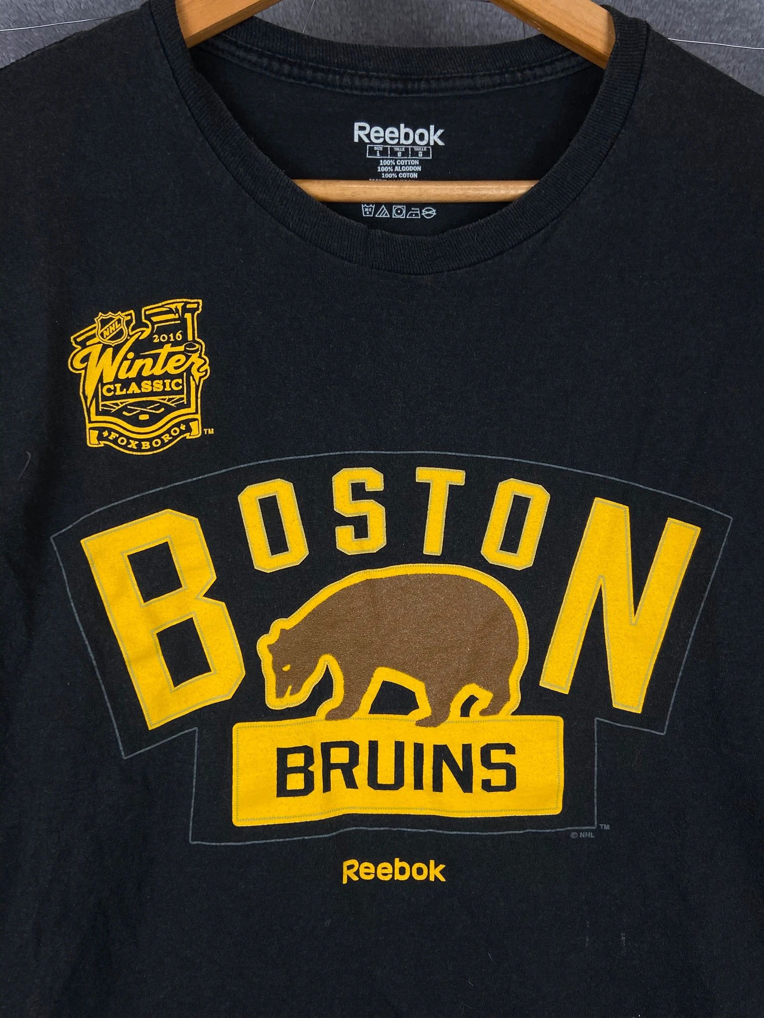 Reebok Reebok Boston Bruins NHL Tee – Vintage Winter Classic / L Size US L / EU 52-54 / 3 - 2 Thumbnail
