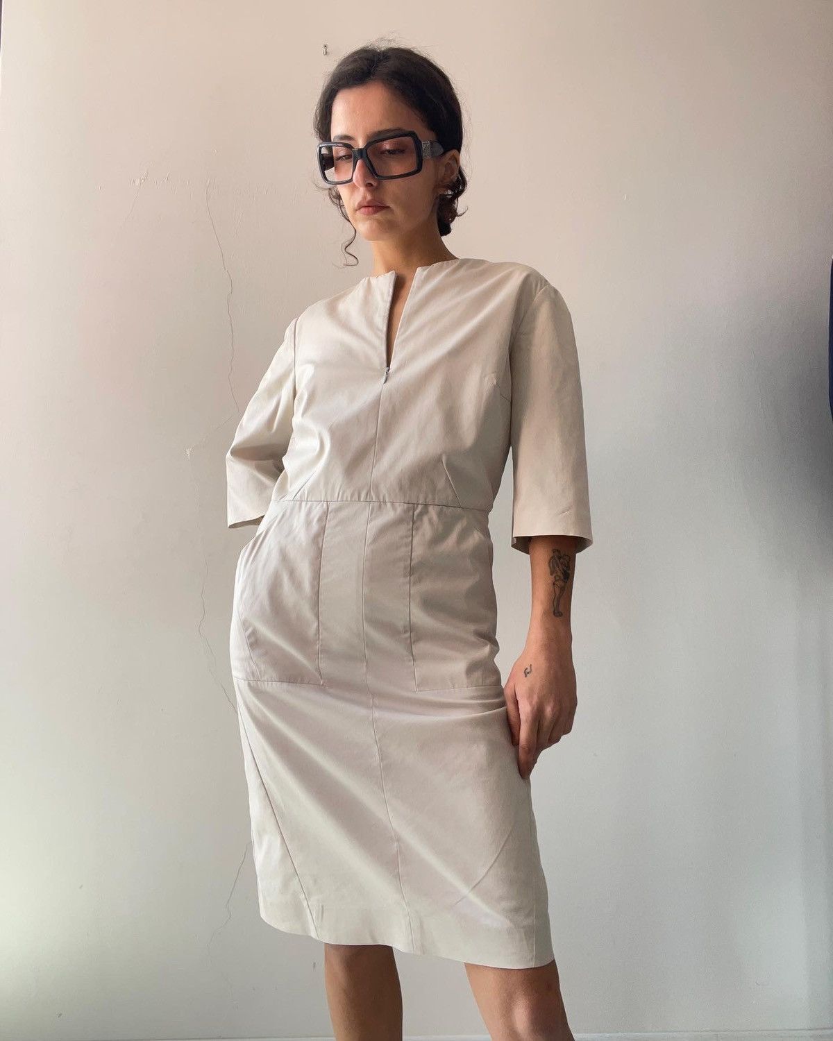 Jil Sander Jil sander dress Size L / US 10 / IT 46 - 2 Thumbnail