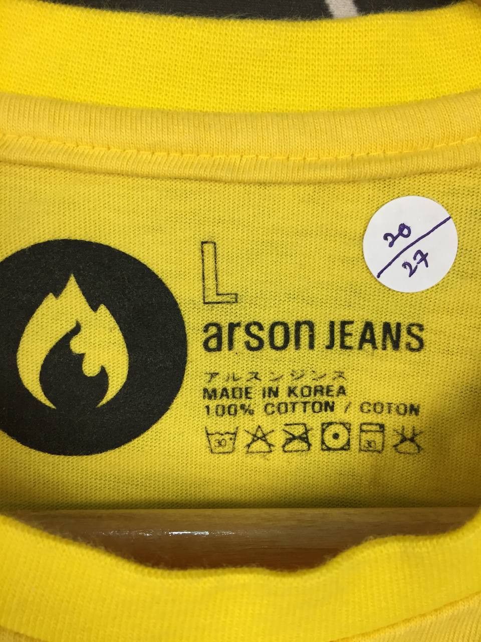 Vintage Arson Jeans All Over Print Made In Korea Tee Size US M / EU 48-50 / 2 - 7 Thumbnail