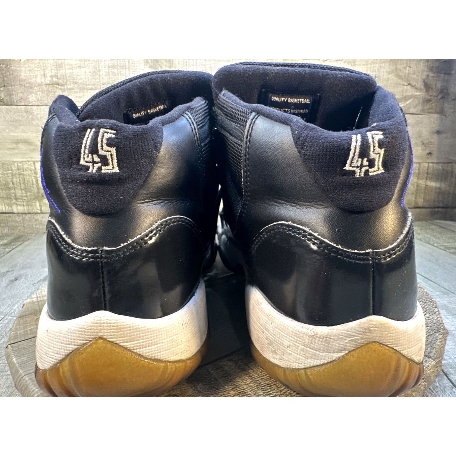 Jordan Brand Air Jordan 11 Retro Space Jam 2016 Sneaker, Jordan, Size 6Y, Black, Athletic, Mens Size US 5 / EU 37 - 6 Thumbnail