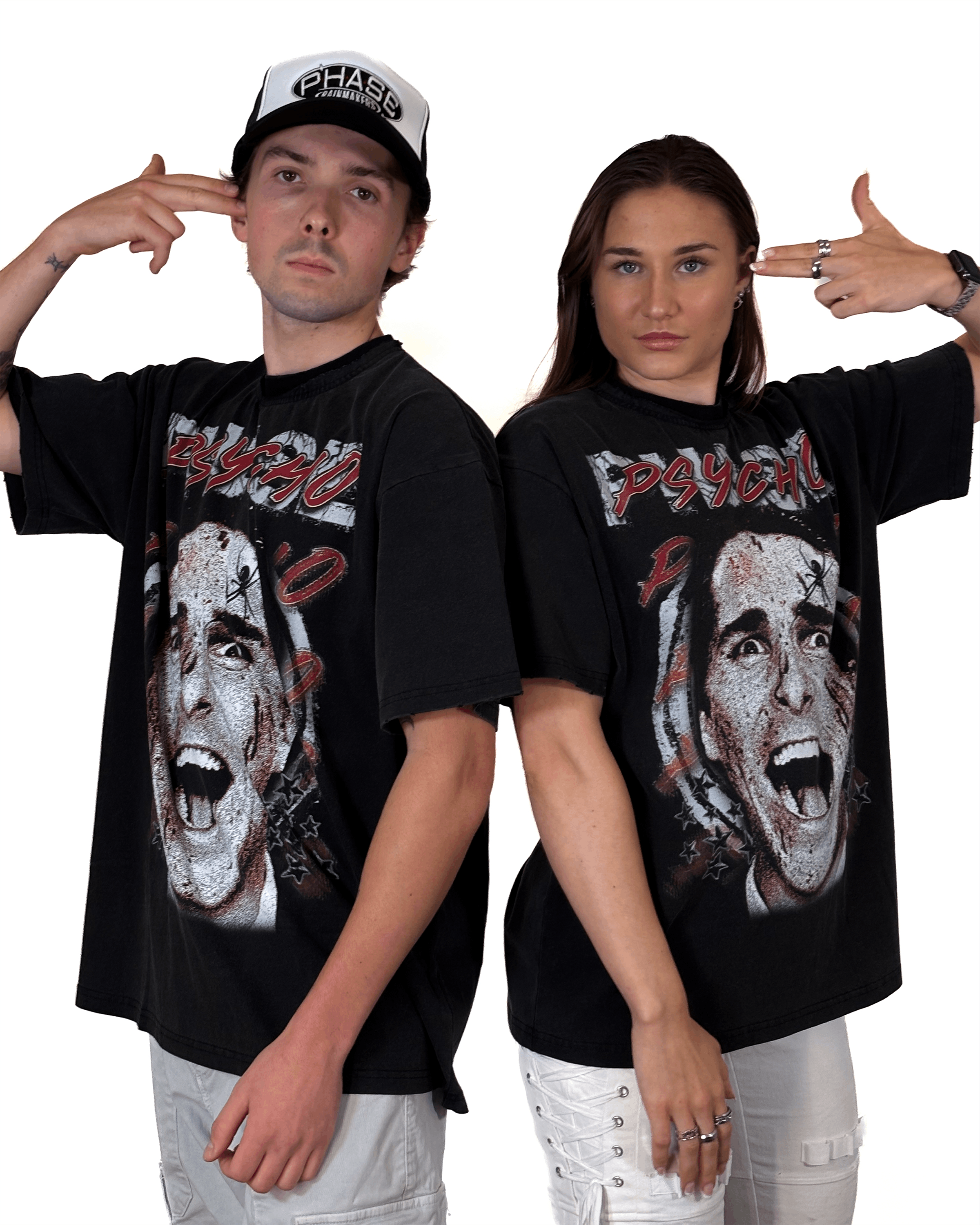 PHASE Garments Psycho T-Shirt Size Medium Size US M / EU 48-50 / 2 - 5 Thumbnail