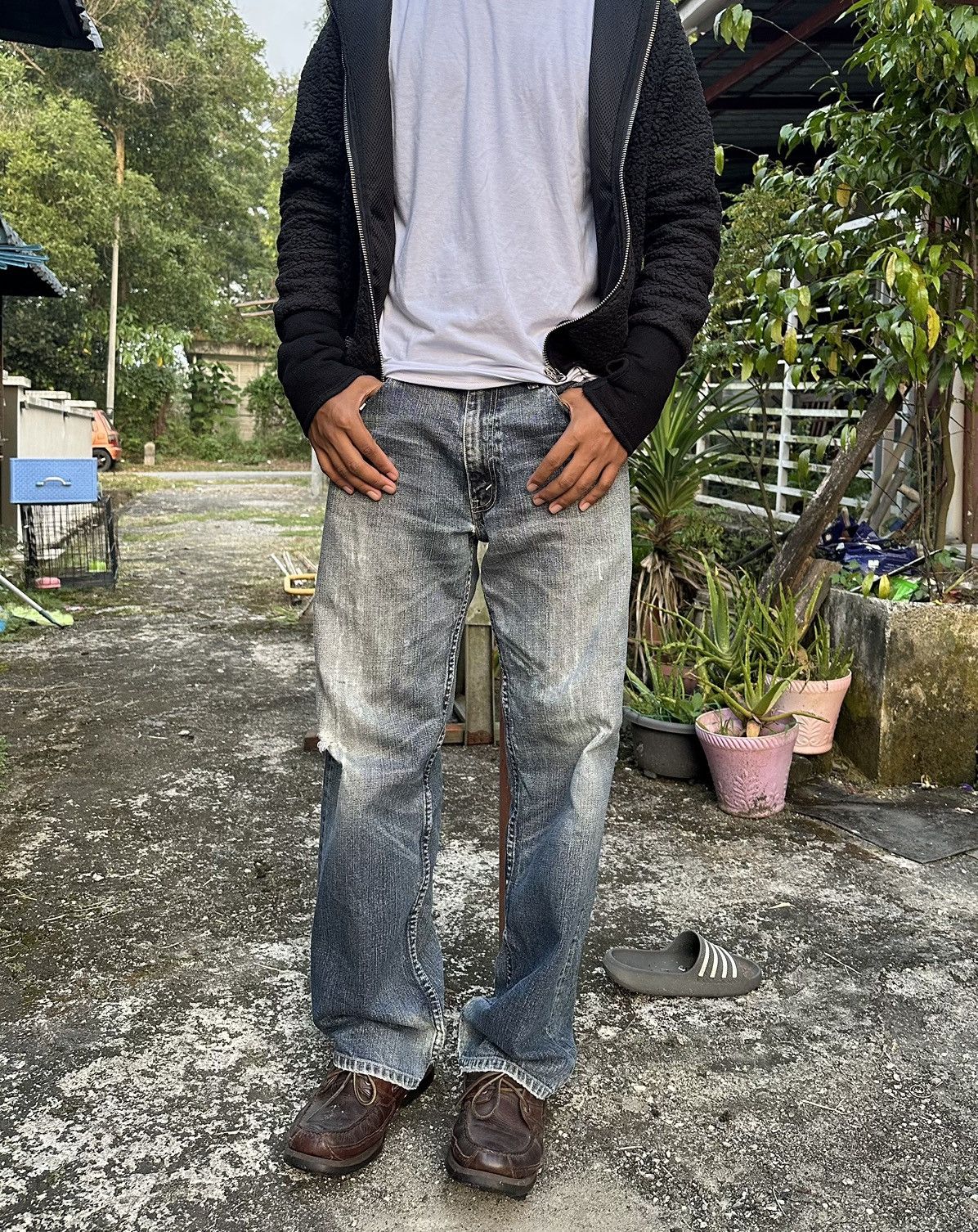 Levi's Vintage Clothing 👹Vintage Levi’s 503 Sanforized Baggy Jeans Size US 32 / EU 48 - 5 Thumbnail