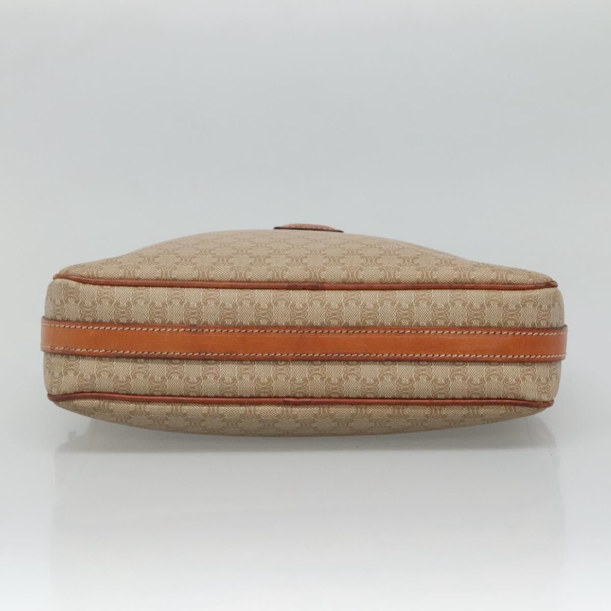 Celine CELINE Macadam Canvas Shoulder Bag Pvc Beige Gold Size ONE SIZE - 9 Thumbnail