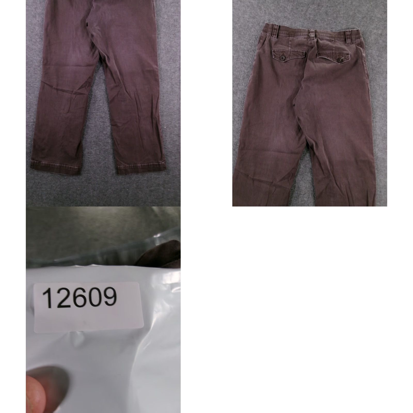 Lee Lee Pants Women 10 Petite Brown Chino Straight Leg Office Casual Comfortable Waistband 28in Inseam Womens Petite Brown Lee Pant 10P Size 32" / US 10 / IT 46 - 9 Thumbnail