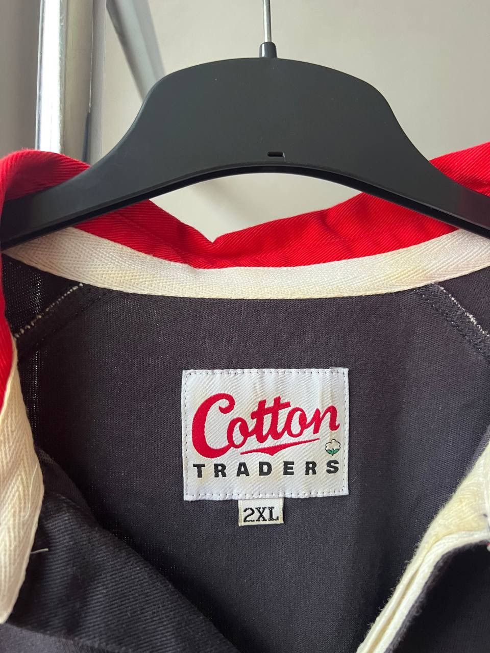 Cotton Traders 1997 ENGLAND NATIONAL TEAM RUGBY TRAINING RARE SHIRT JERSEY Size US XXL / EU 58 / 5 - 6 Thumbnail