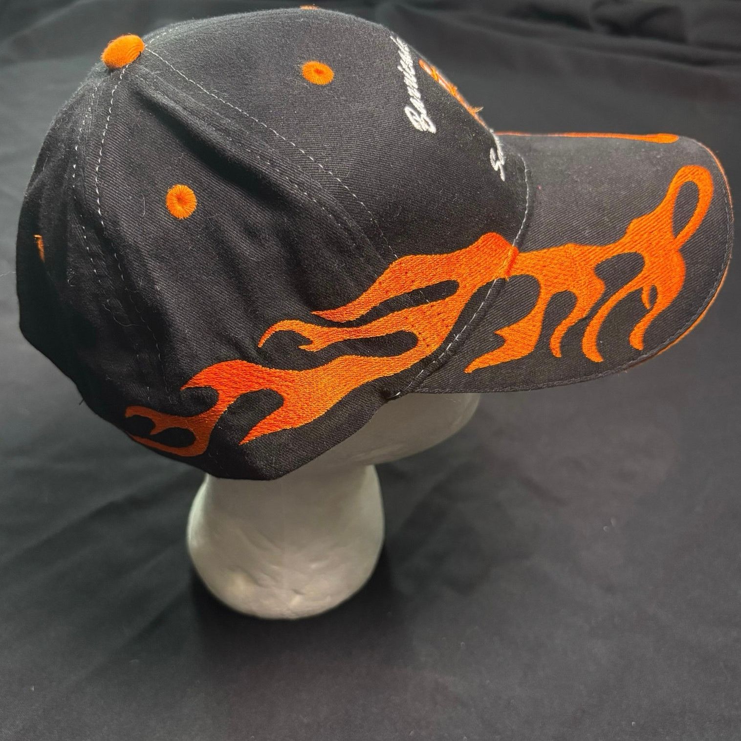 Other Orange Barricade Flasher Flames Men’s Hat Size ONE SIZE - 3 Thumbnail