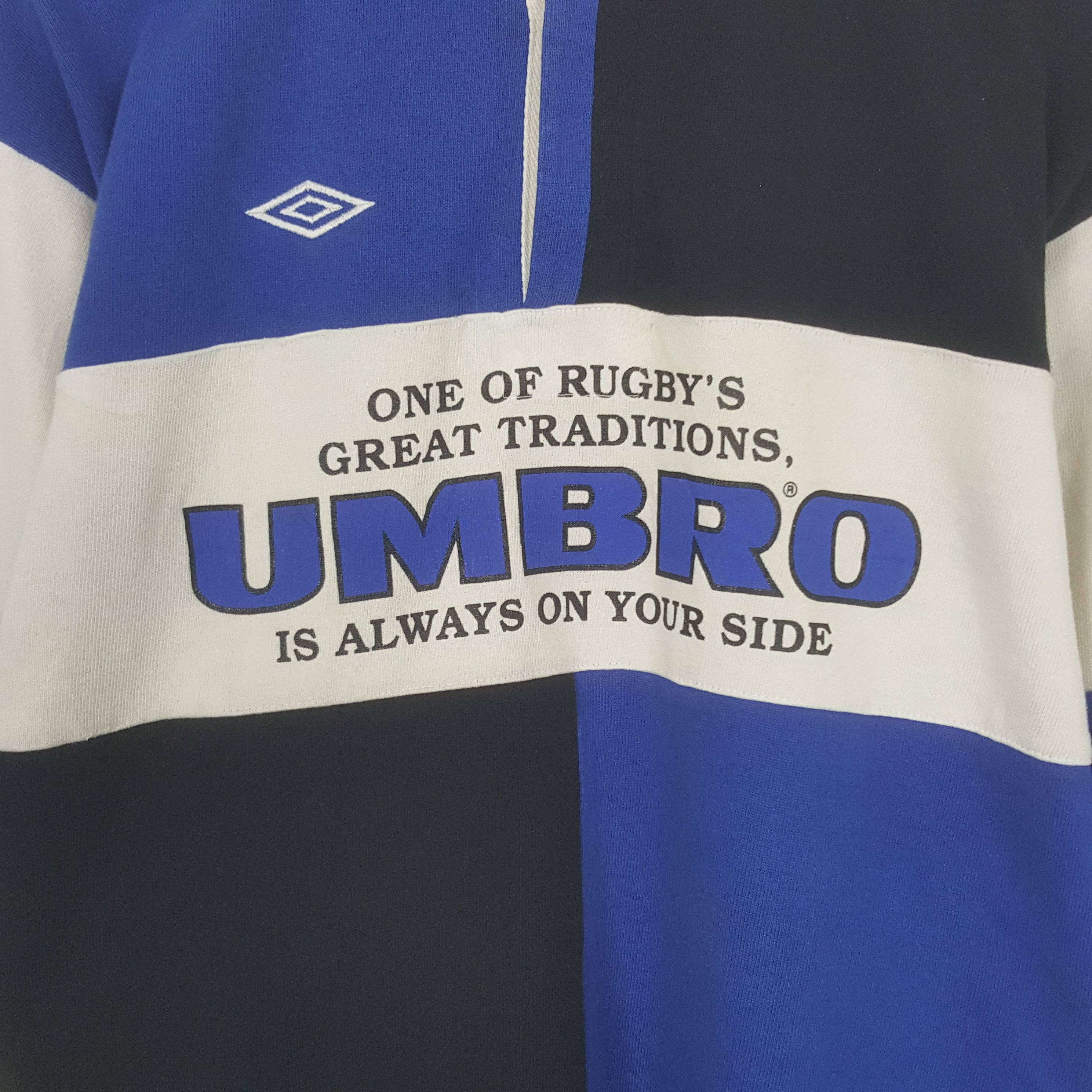 Umbro Vintage Umbro Rugby Sport Polos Shirt Size US M / EU 48-50 / 2 - 2 Thumbnail