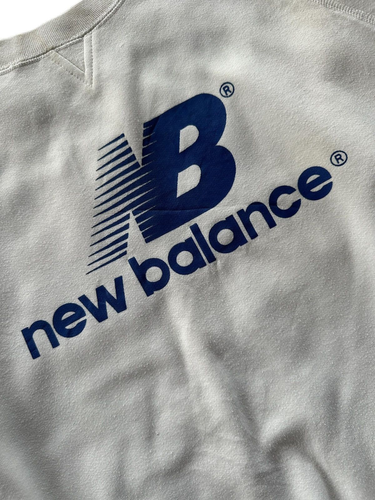 New Balance New Balance Sweatshirt Vintage Big Logo SIZE M Size US M / EU 48-50 / 2 - 2 Thumbnail