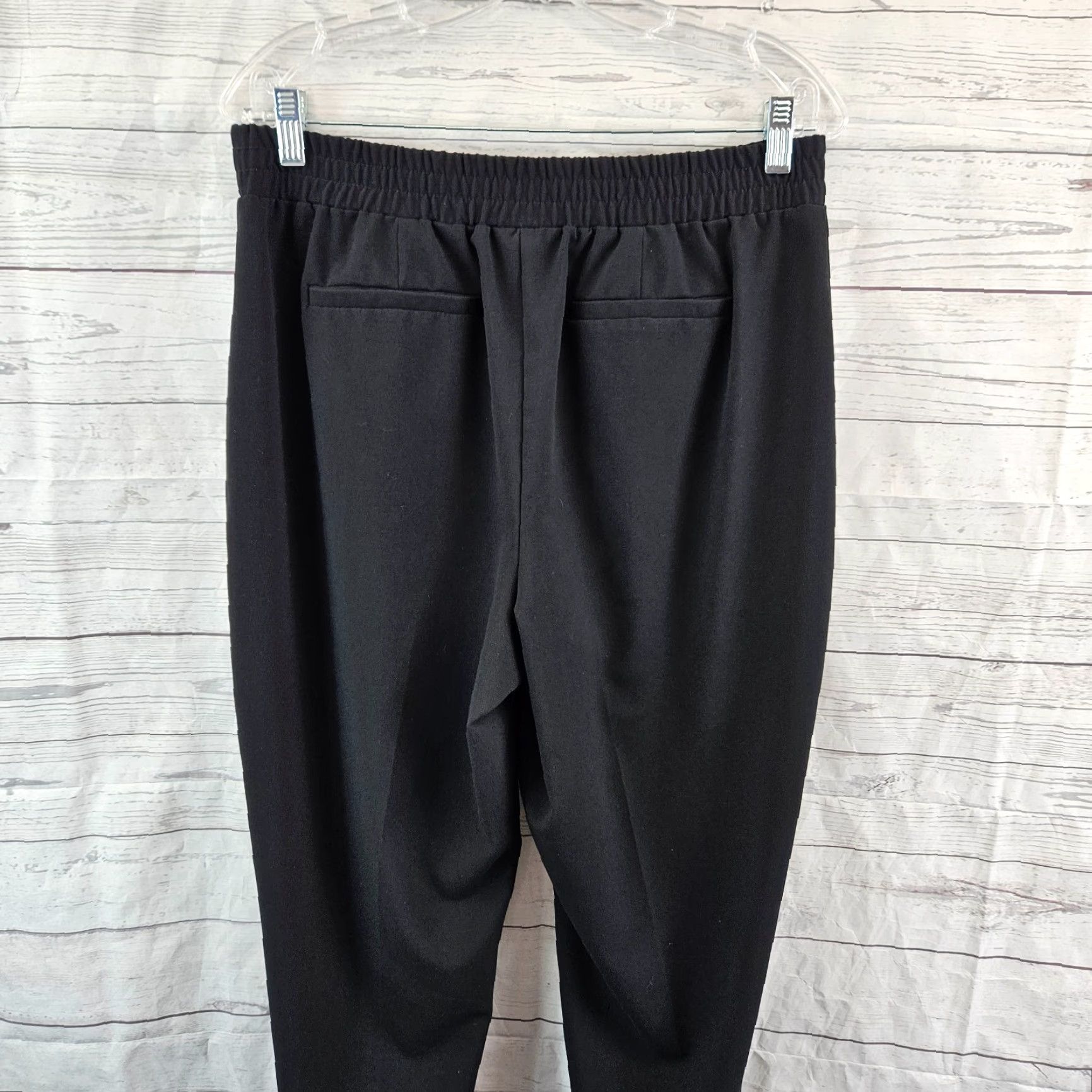 Vintage Chico's Womens Ankle Pants Sz 10 Solid Black Pull On High Rise Zip Pockets - Womens, Pants, 10, Black, Ankle, Chico's, High Rise, Pull On Size 32" / US 10 / IT 46 - 4 Thumbnail