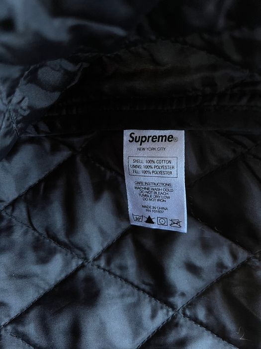 Supreme Supreme Chains Quilted Jacket FW20 Black | Grailed
