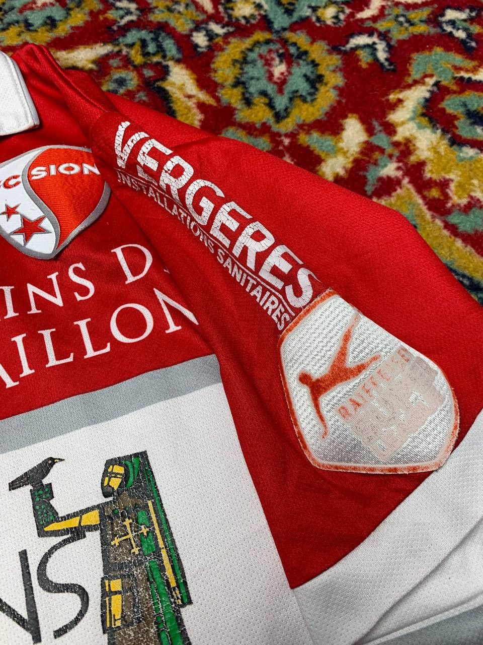 Errea Fc Sion 2013-2014 Away Football Jersey Errea Shirt Size M Size US S / EU 44-46 / 1 - 3 Thumbnail