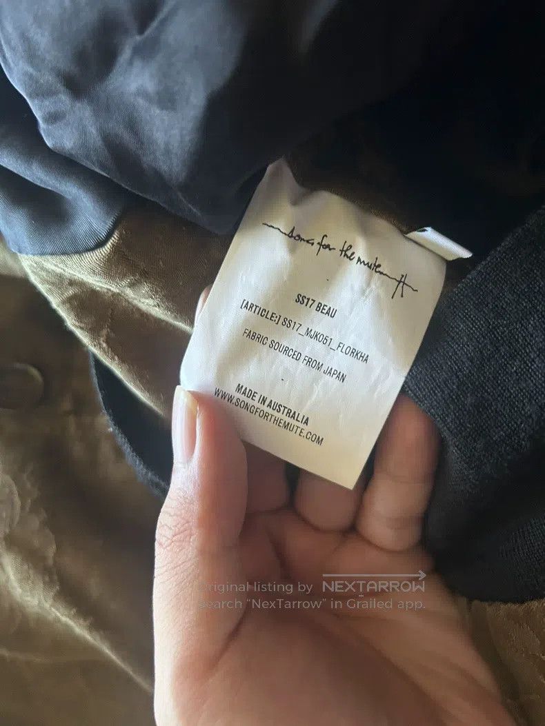 Song For The Mute SONG FOR THE MUTE Golden jacquard coat Size US M / EU 48-50 / 2 - 6 Thumbnail
