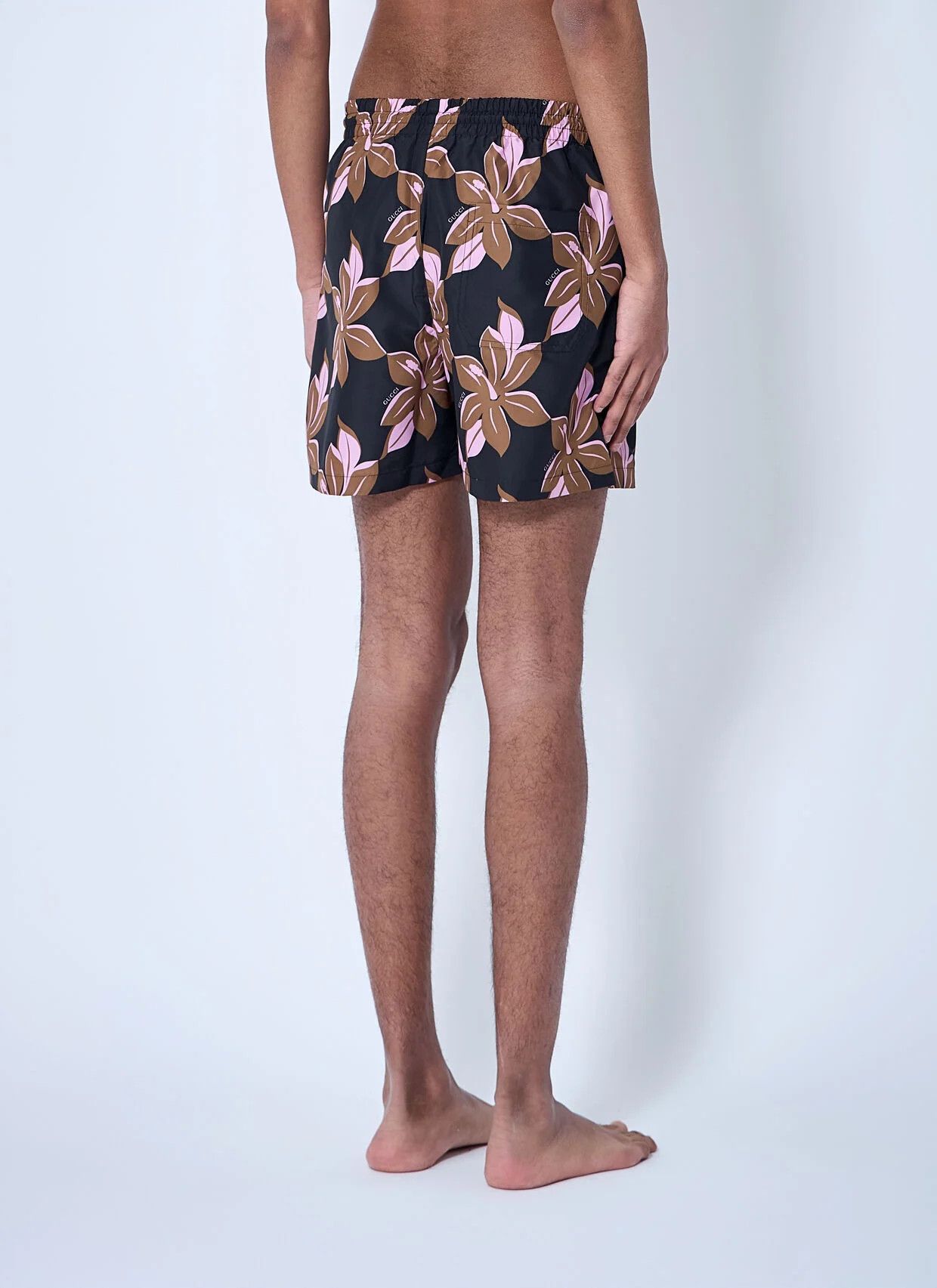 Gucci o1la5ras0426 Printed Technical Poplin Swimshorts Size US 30 / EU 46 - 4 Thumbnail