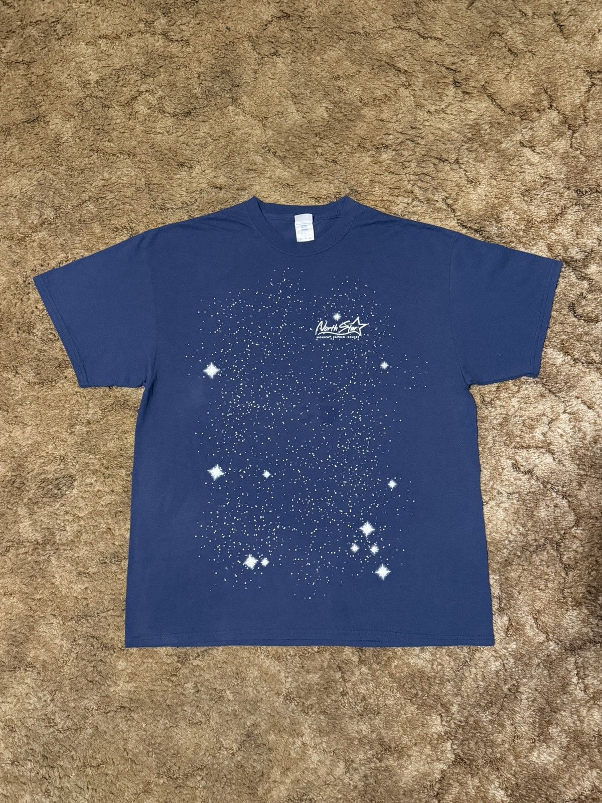 Vintage Vintage North Star Casino Stars T-Shirt Navy Blue XLarge Size US XL / EU 56 / 4 - 1 Thumbnail