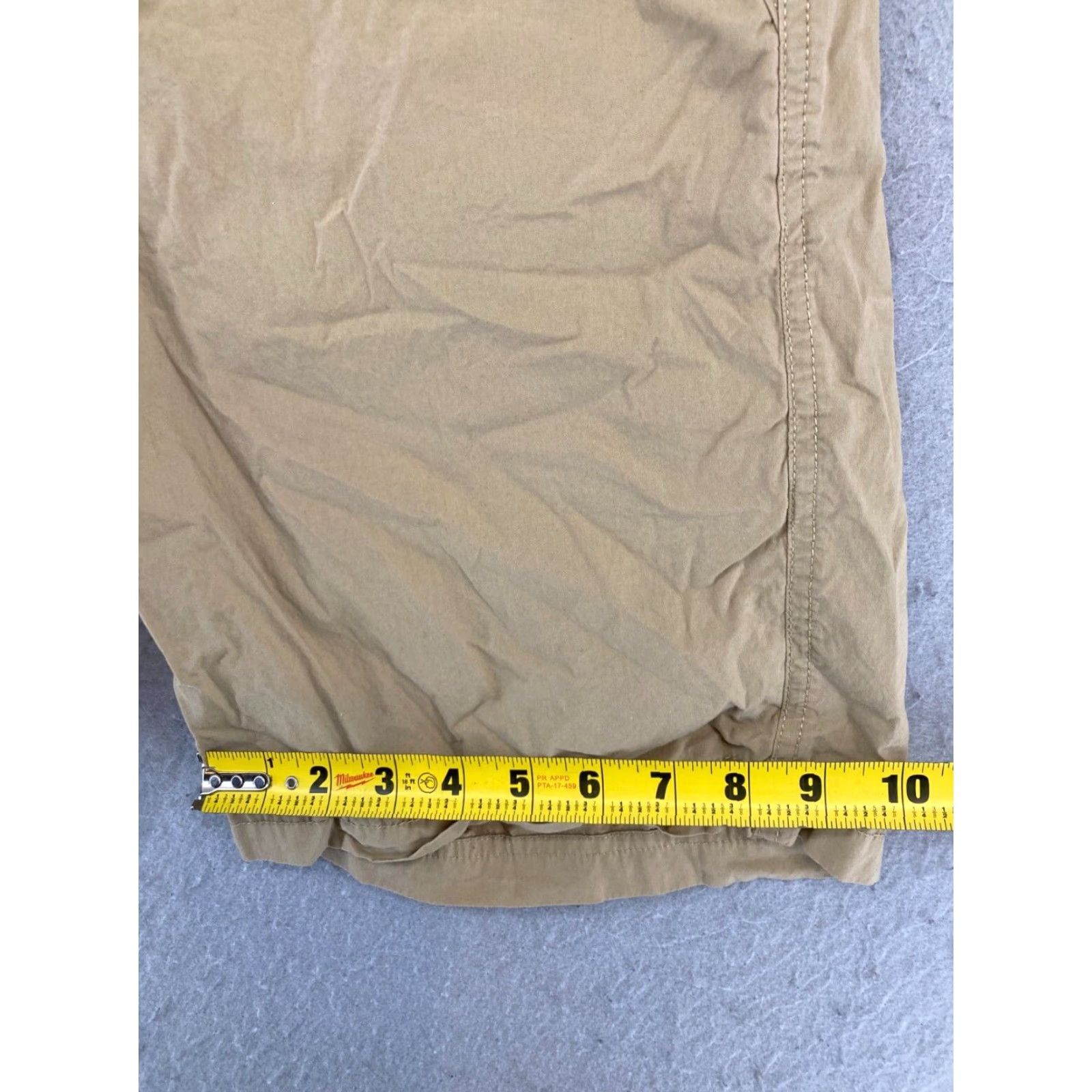 Vintage Columbia Mens Shorts 32 Khaki Outdoor Chino Cotton Beach Casual Regular Beige - 32” Inseam 8" Zip Front Pockets Mens Size US 32 / EU 48 - 5 Thumbnail