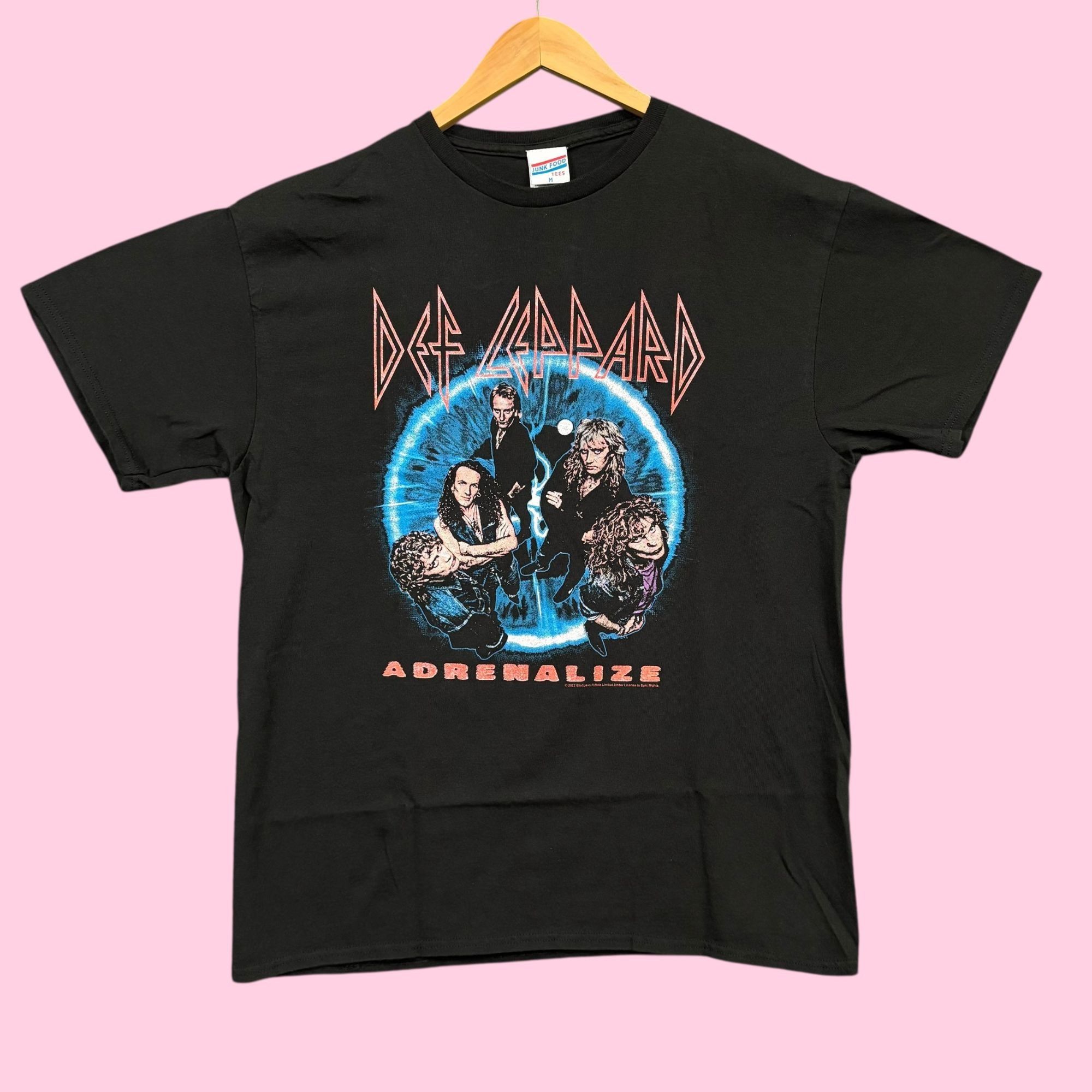 Def Leppard Junk Food x Def Leppard Adrenalize Heavy Metal Band Tee M Size US M / EU 48-50 / 2 - 1 Thumbnail