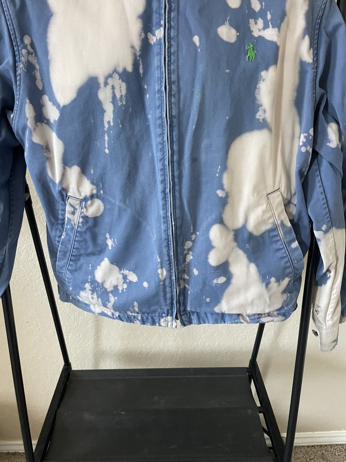 Polo Ralph Lauren Cotton Classic Zippered lightweight jacket (Bleach Blasted) Size US L / EU 52-54 / 3 - 2 Thumbnail