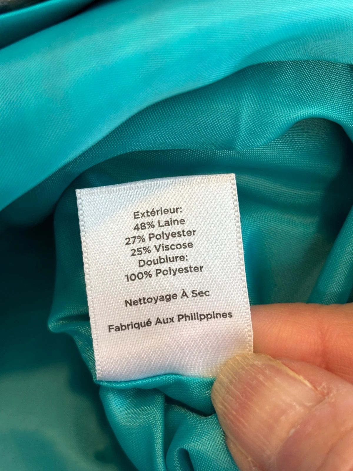 Talbots Talbots Skirt Women's Blue Black Wool Blend Plaid A-Line Size 30" / US 8 / IT 44 - 13 Thumbnail