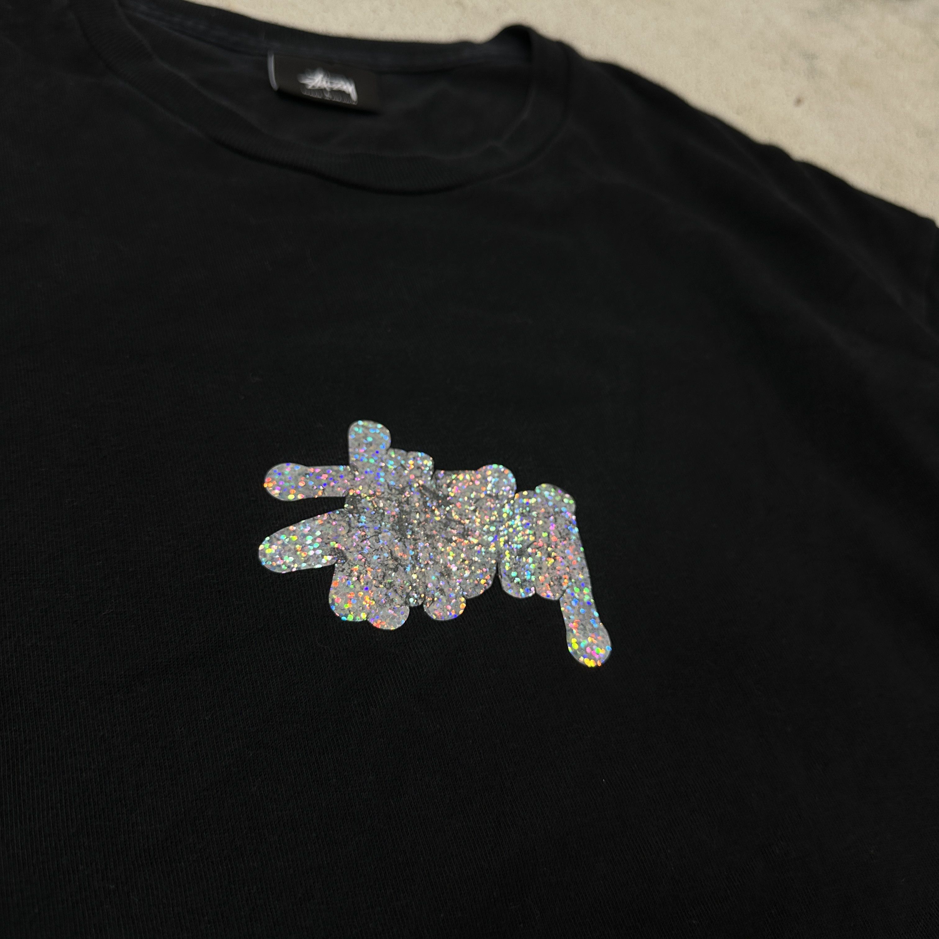 Stussy Vintage Streetwear Sporty Stussy Holo Logo T-shirt Y2K Size US L / EU 52-54 / 3 - 3 Thumbnail