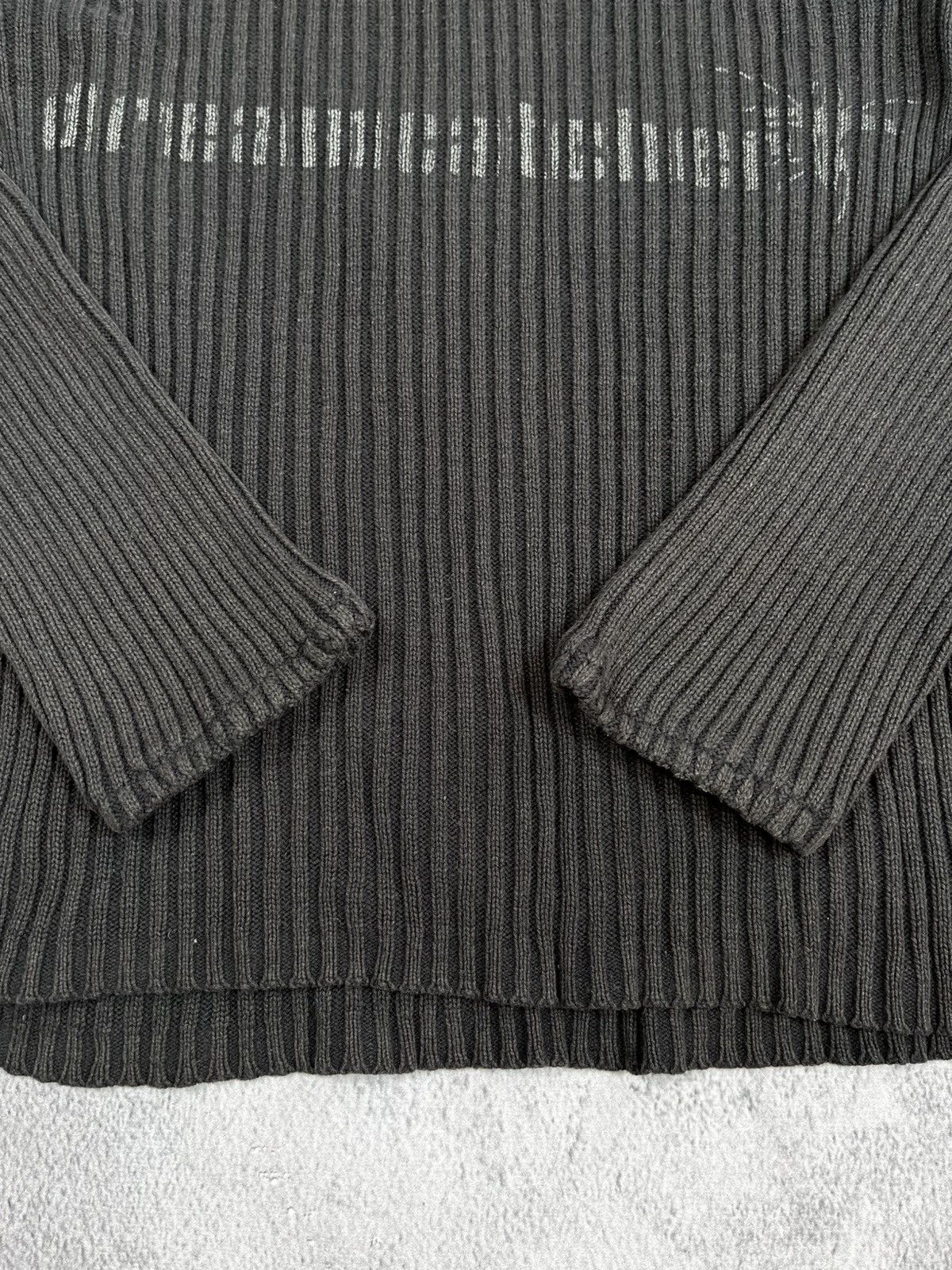 Japanese Brand × Vintage Vintage Y2K Faded Japanese ribbed sweater streetwear Size M / US 6-8 / IT 42-44 - 3 Thumbnail